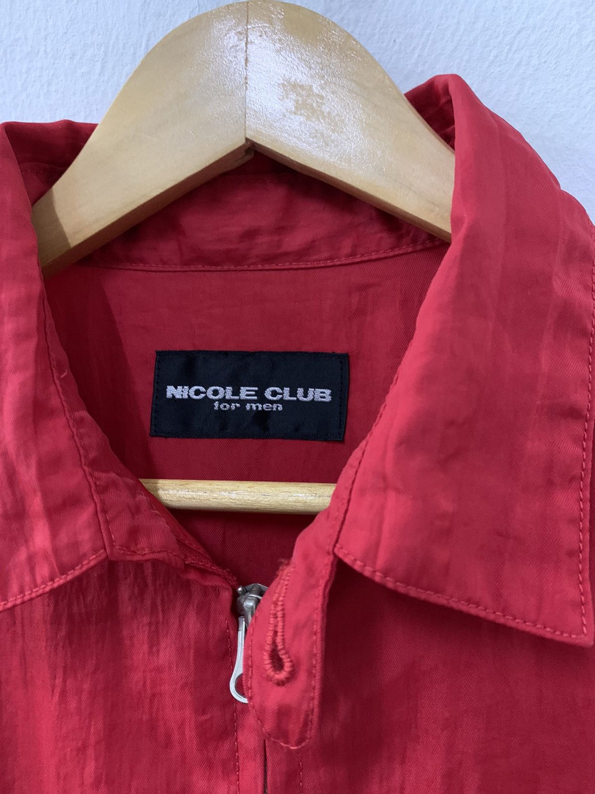 Japanese Brand Nicole Club For Men Back Print Light Jacket Size US L / EU 52-54 / 3 - 3 Thumbnail