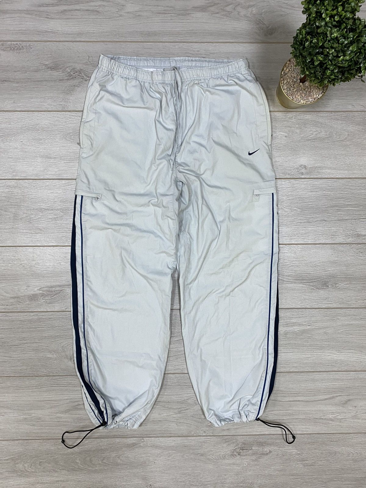 Nike Nike vintage pants ninja stripes swoosh drill Size US 36 / EU 52 - 3 Thumbnail