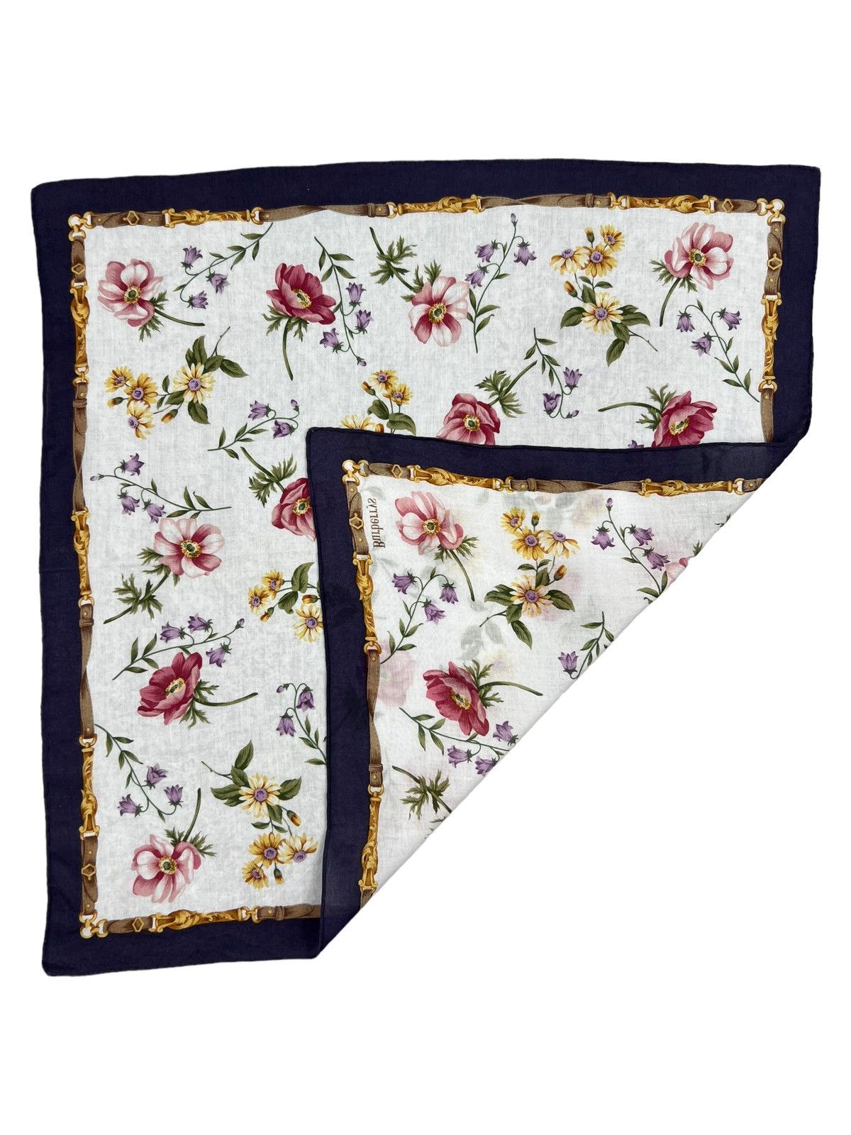 Burberry Burberry Handkerchief Neckerchief Bandana Pocketsquare Size ONE SIZE - 4 Thumbnail