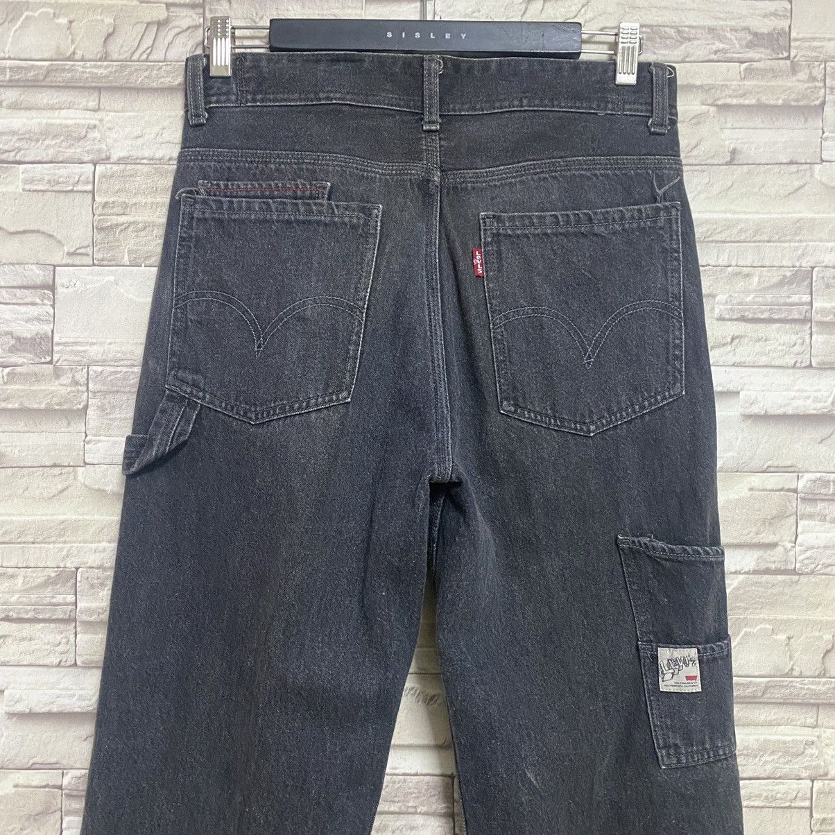 Levi's Levis Black Denim Carpenter Pants Size US 30 / EU 46 - 10 Thumbnail