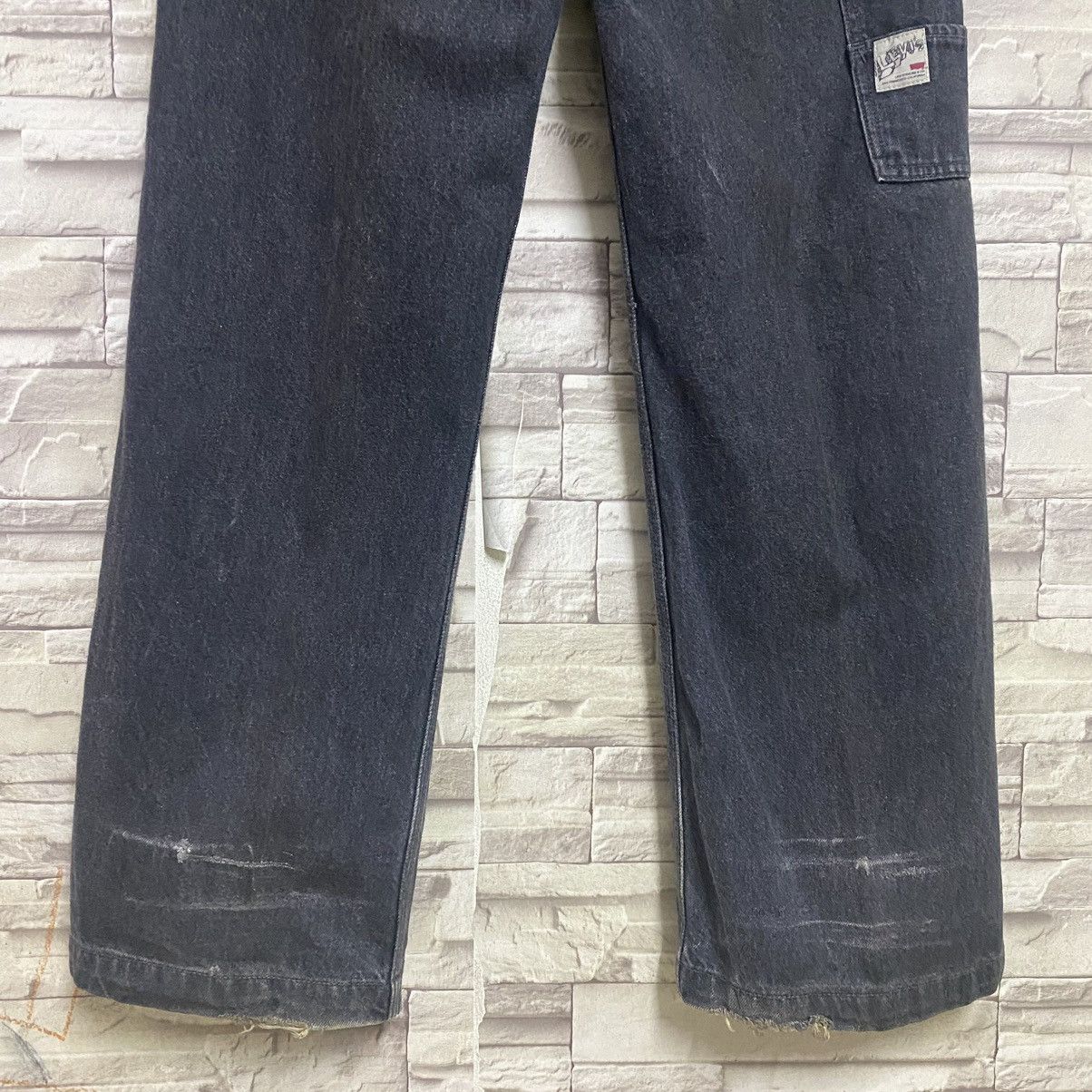 Levi's Levis Black Denim Carpenter Pants Size US 30 / EU 46 - 13 Thumbnail
