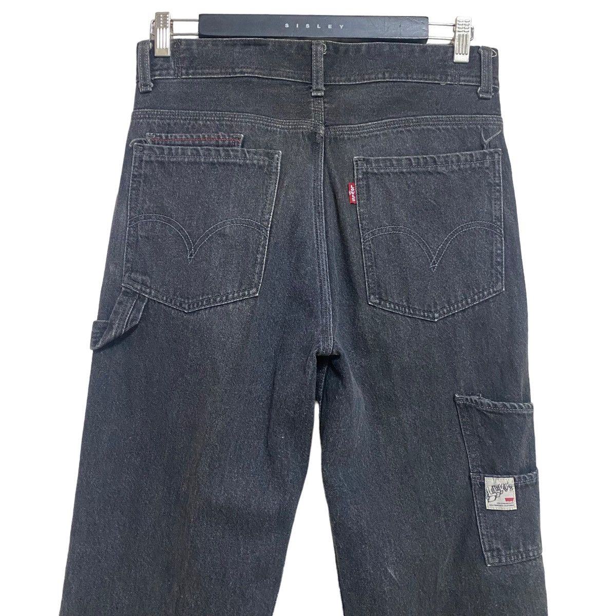 Levi's Levis Black Denim Carpenter Pants Size US 30 / EU 46 - 3 Thumbnail