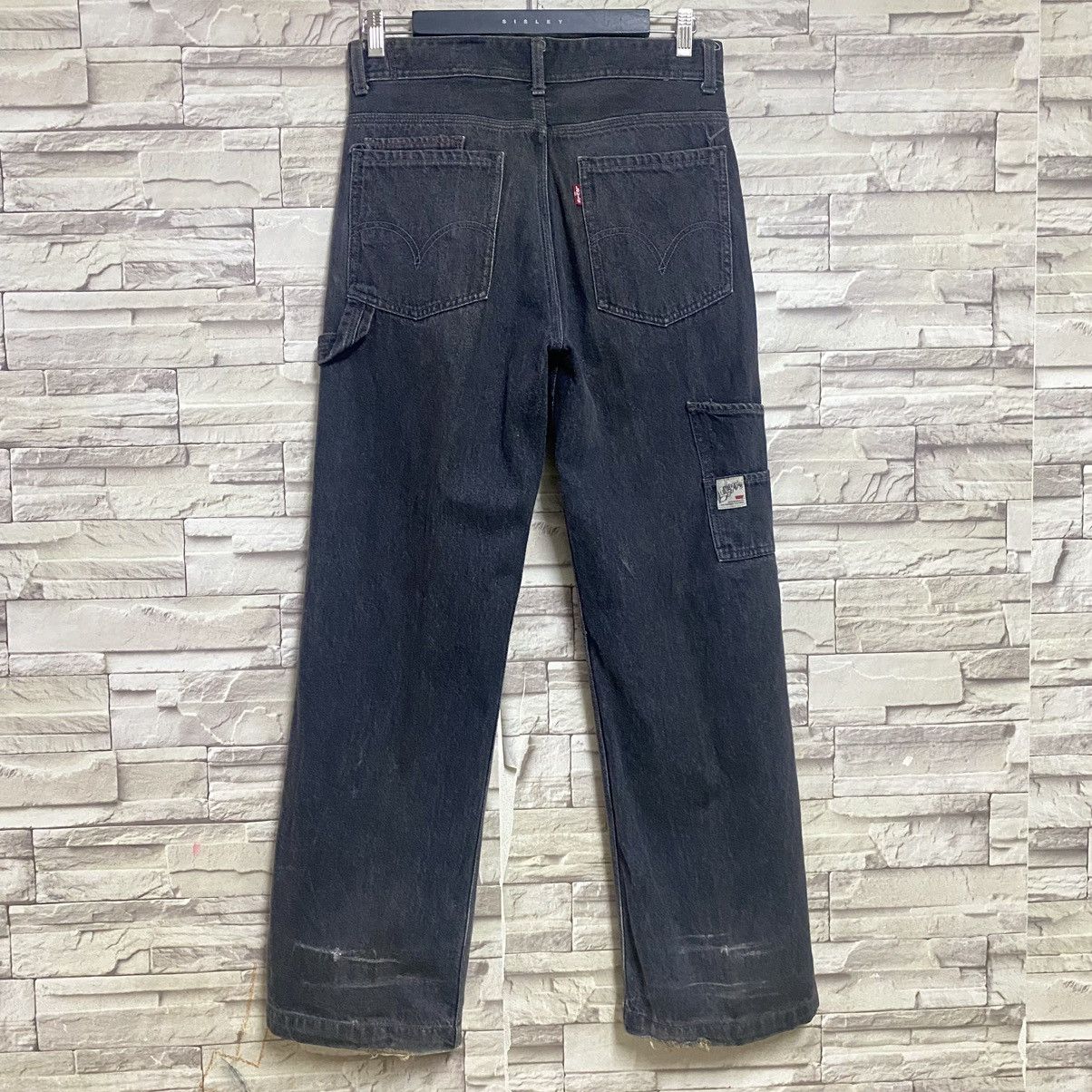 Levi's Levis Black Denim Carpenter Pants Size US 30 / EU 46 - 9 Thumbnail