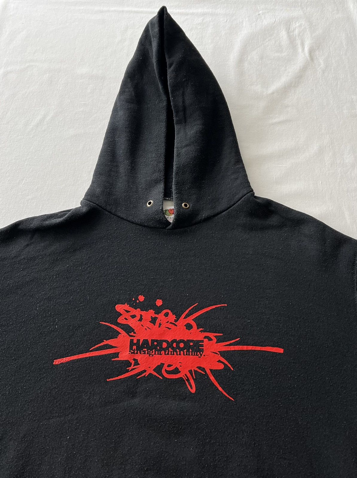 Band Tees Vintage 2000s Strength Thru Unity NYHC Black Hoodie Size US M / EU 48-50 / 2 - 3 Thumbnail