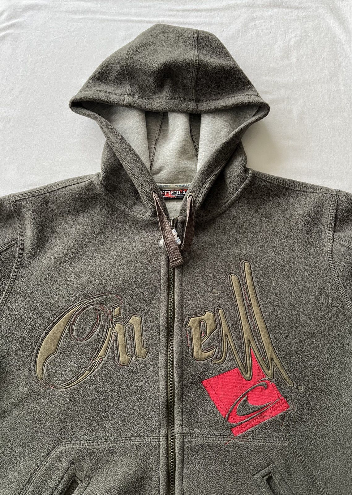 O'Neill Vintage Oneill O'Neill Streetwear Fleece Zip Hoodie Size US L / EU 52-54 / 3 - 3 Thumbnail
