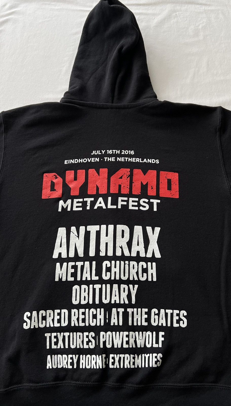 Band Tees Vintage 2016 Dynamo Metalfest Anthrax Metal Church Hoodie Size US M / EU 48-50 / 2 - 7 Thumbnail