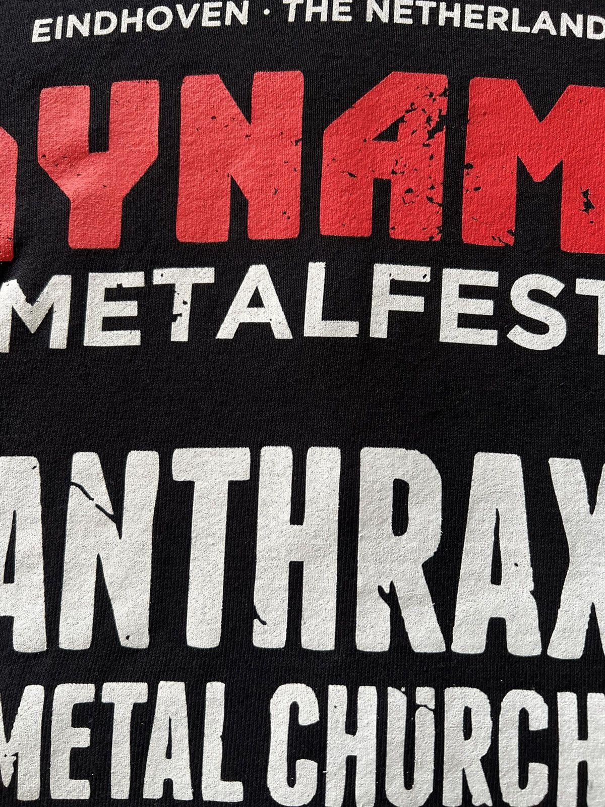 Band Tees Vintage 2016 Dynamo Metalfest Anthrax Metal Church Hoodie Size US M / EU 48-50 / 2 - 9 Thumbnail