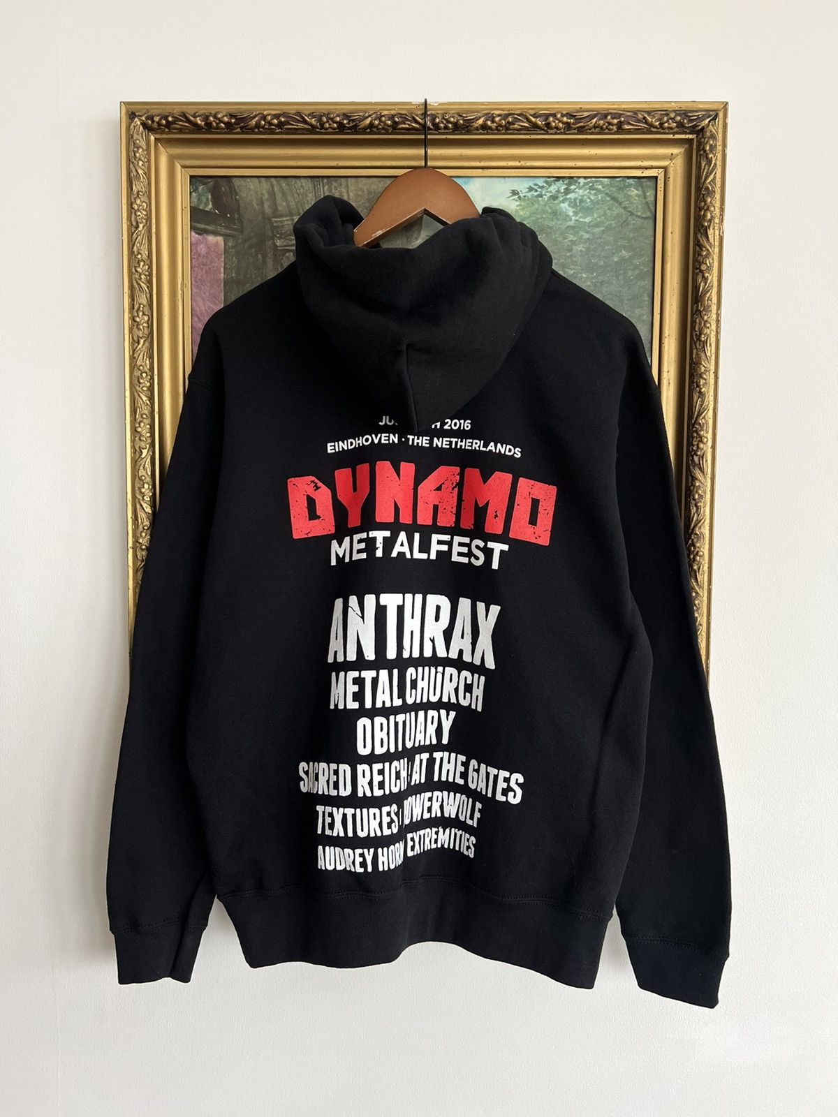 Band Tees Vintage 2016 Dynamo Metalfest Anthrax Metal Church Hoodie Size US M / EU 48-50 / 2 - 1 Thumbnail