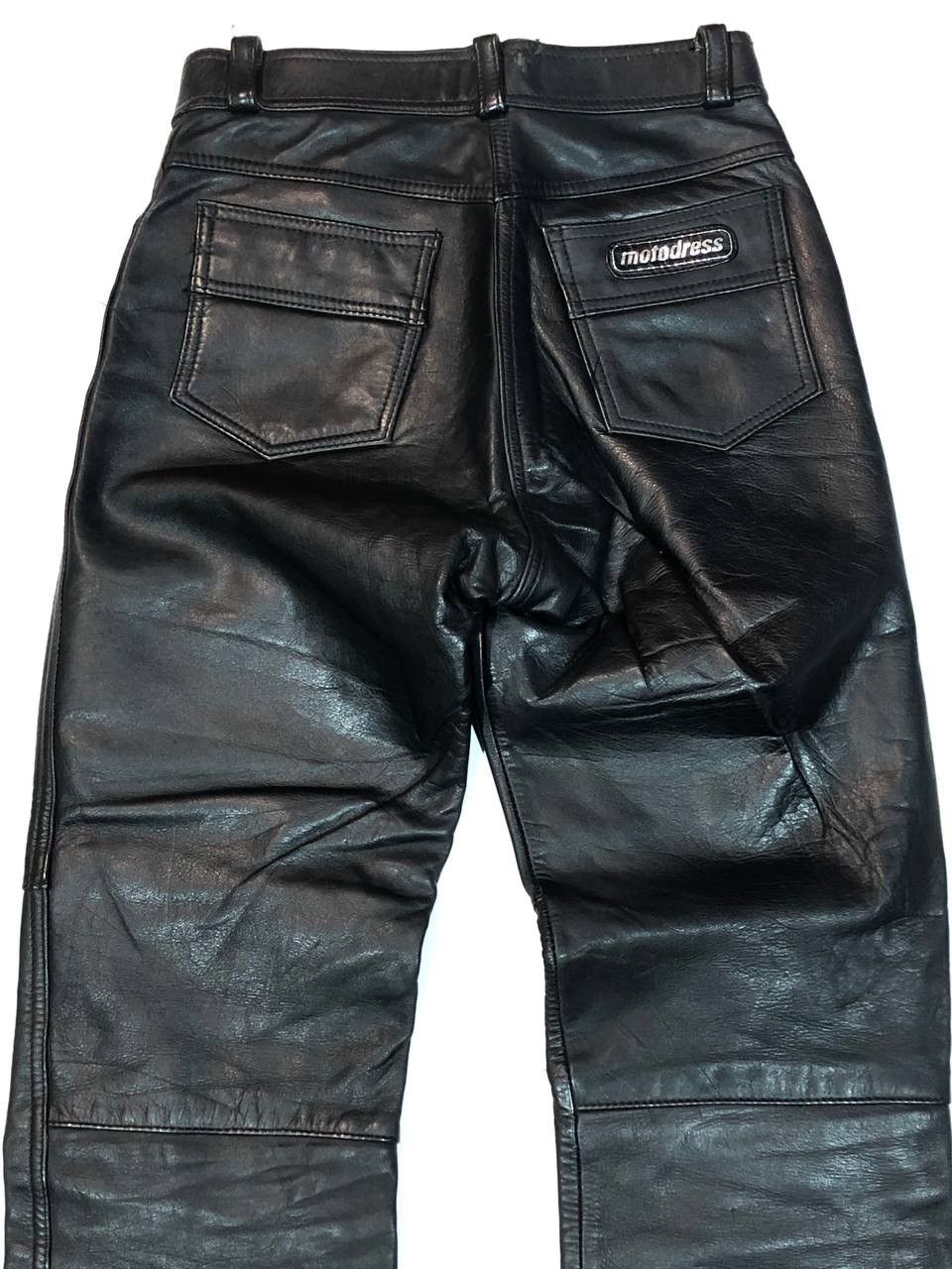 Other MotoDress Vintage Biker Leather Pants Black Size US 28 / EU 44 - 7 Thumbnail