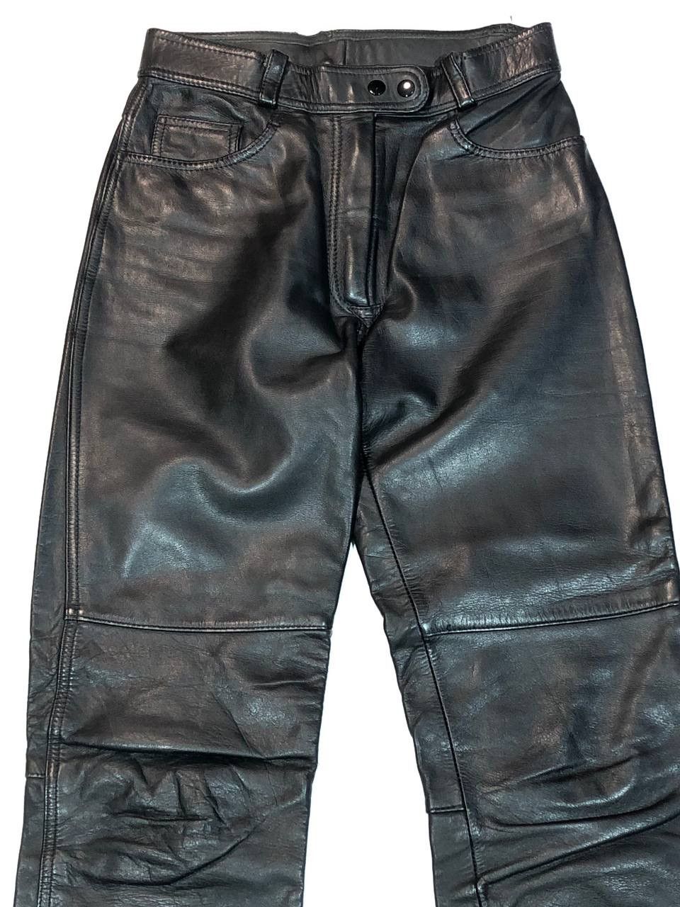 Other MotoDress Vintage Biker Leather Pants Black Size US 28 / EU 44 - 3 Thumbnail