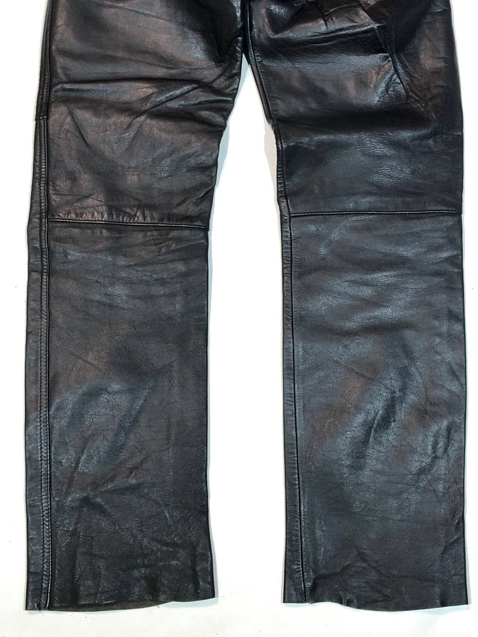 Other MotoDress Vintage Biker Leather Pants Black Size US 28 / EU 44 - 8 Thumbnail