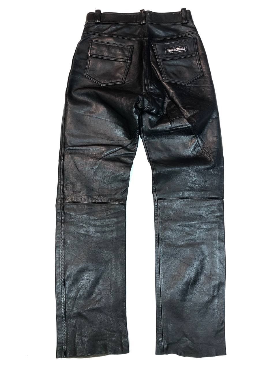 Other MotoDress Vintage Biker Leather Pants Black Size US 28 / EU 44 - 5 Thumbnail