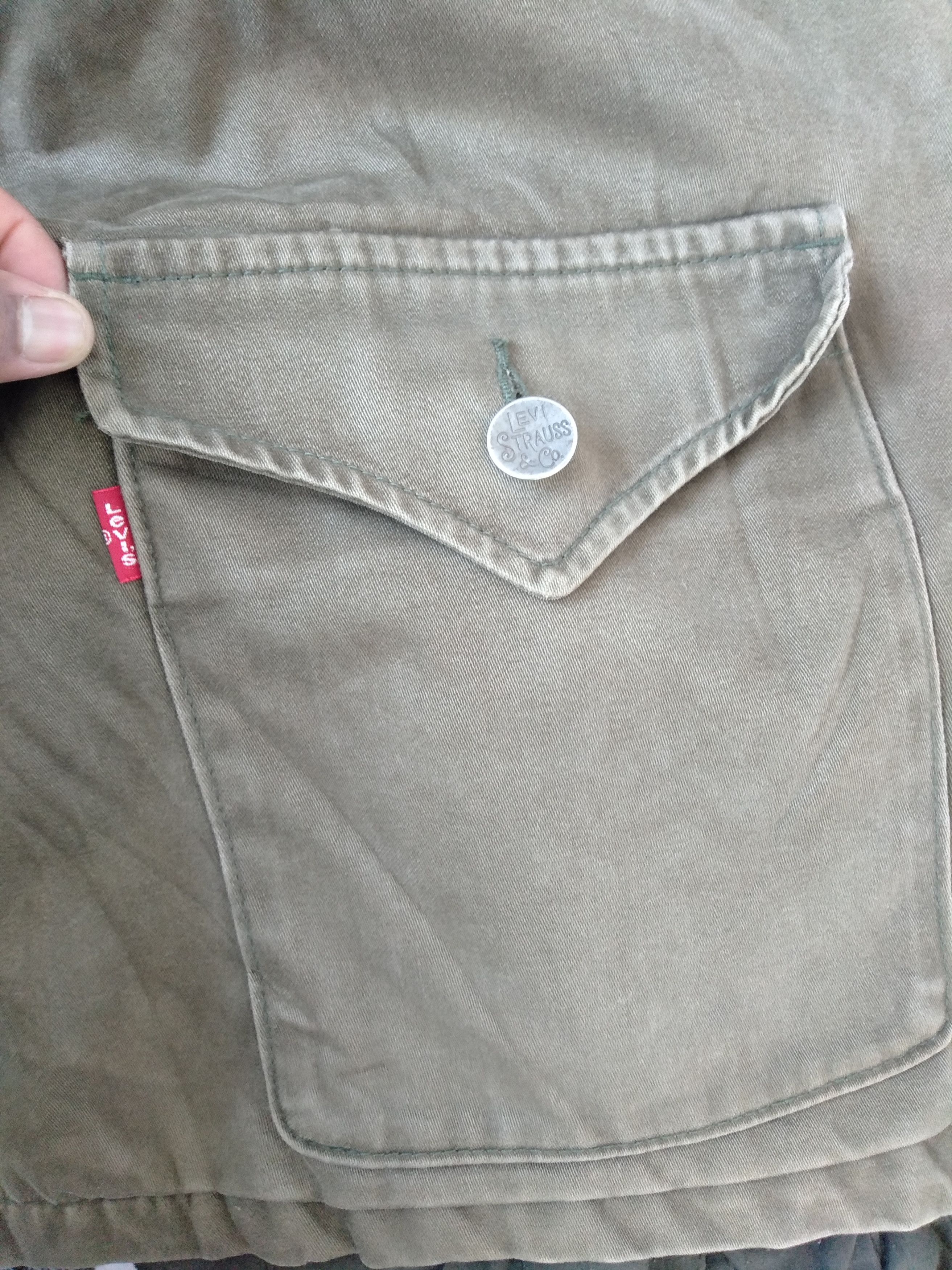 Levi's × Levi's Vintage Clothing Levi's Red Tab Fur Parka Jacket Button Logo Size (L) Size US L / EU 52-54 / 3 - 16 Thumbnail