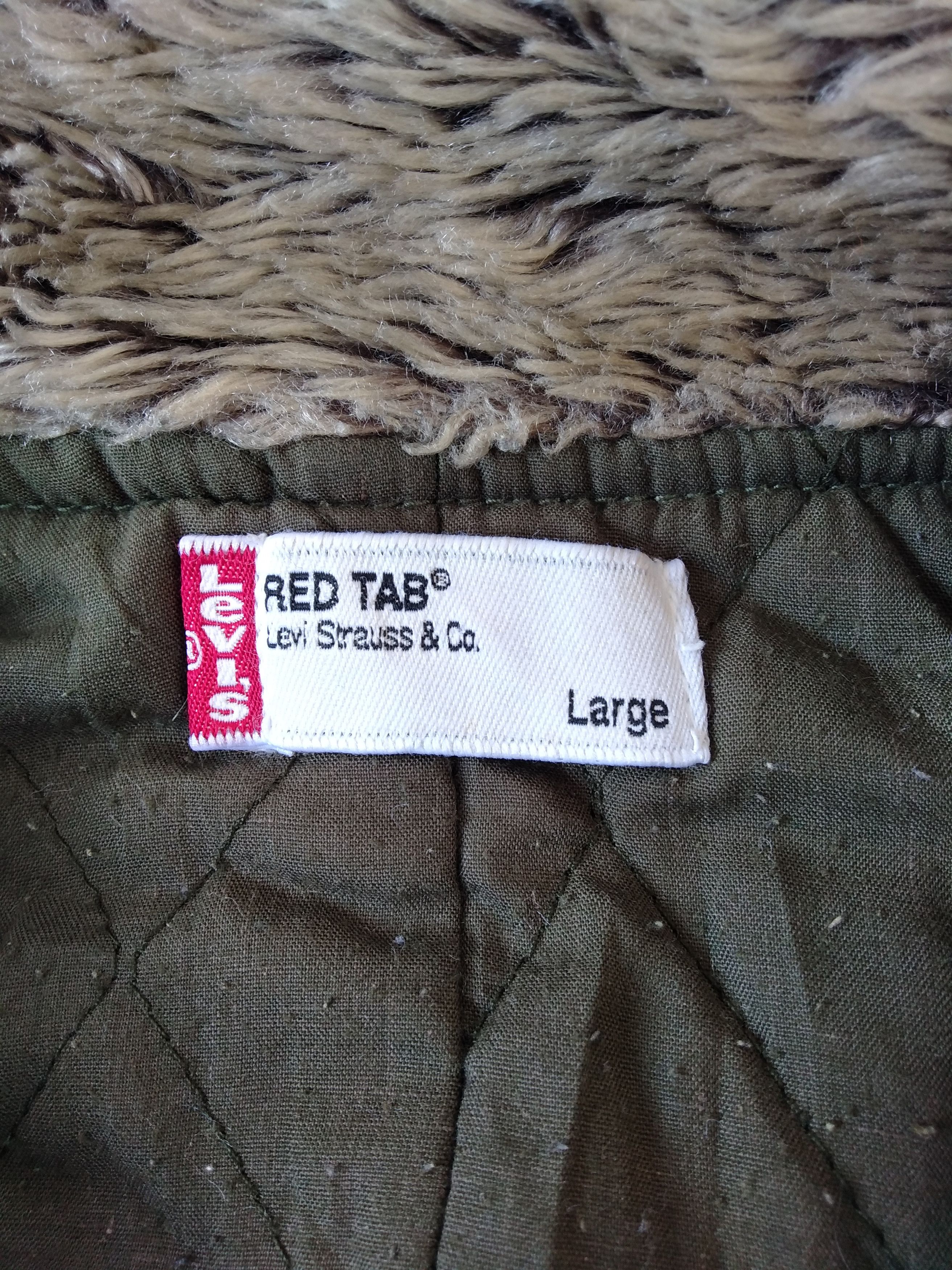 Levi's × Levi's Vintage Clothing Levi's Red Tab Fur Parka Jacket Button Logo Size (L) Size US L / EU 52-54 / 3 - 3 Thumbnail