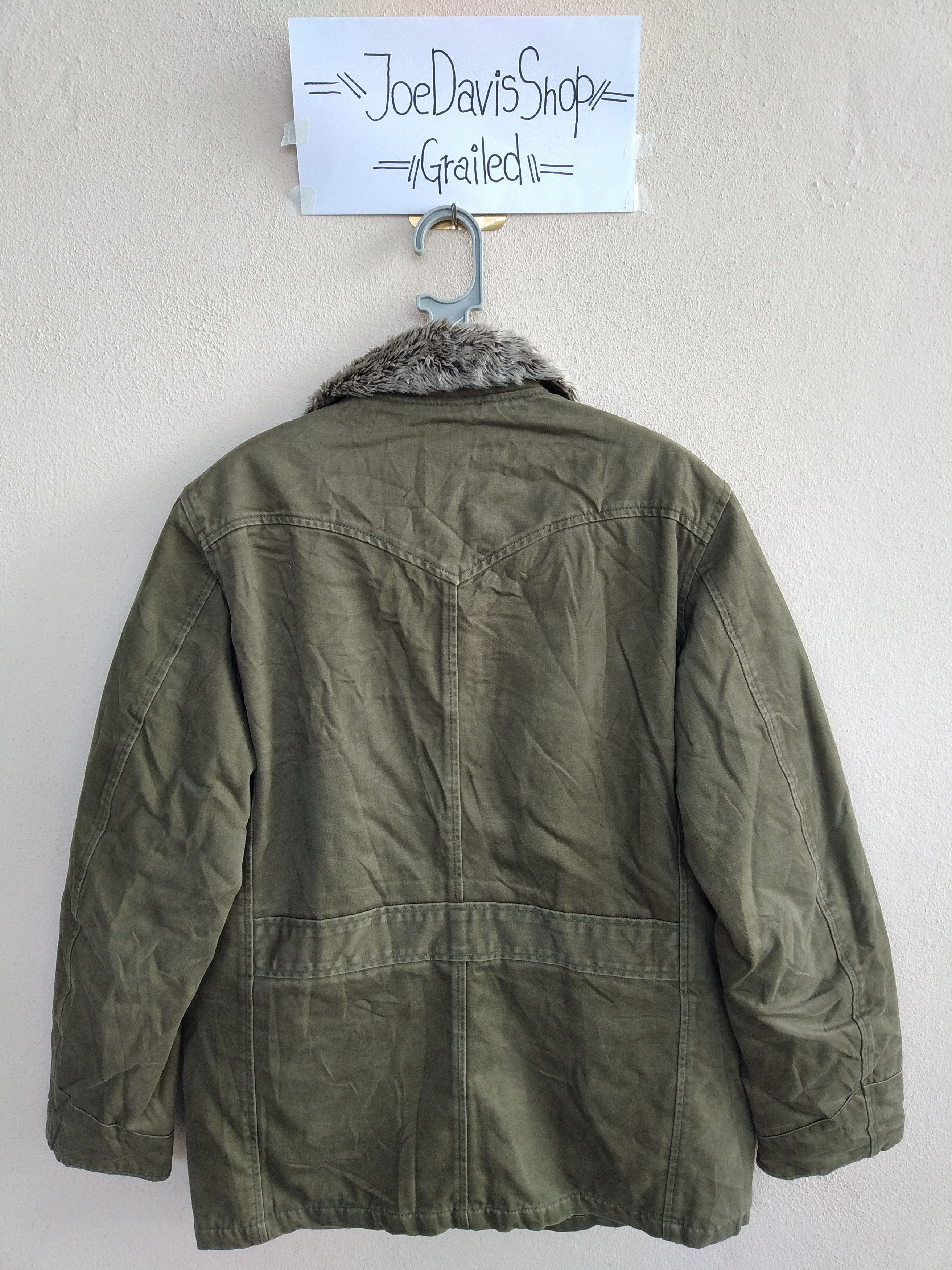 Levi's × Levi's Vintage Clothing Levi's Red Tab Fur Parka Jacket Button Logo Size (L) Size US L / EU 52-54 / 3 - 2 Thumbnail