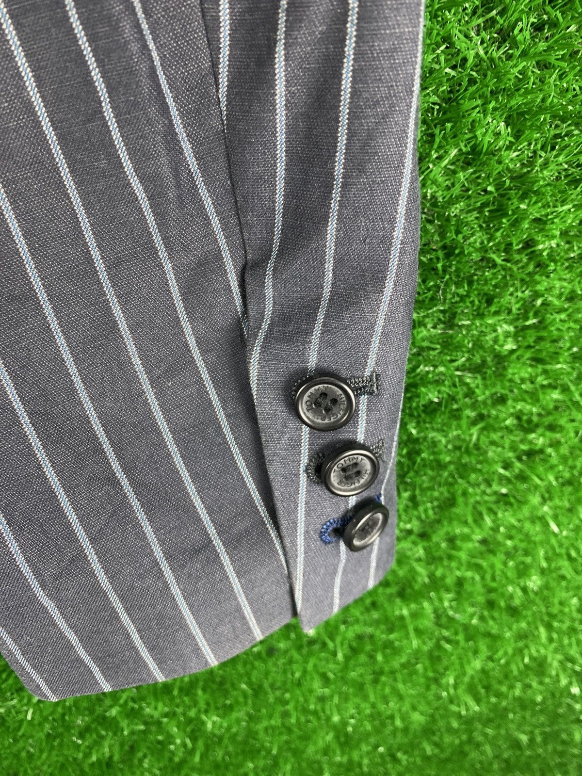Tommy Hilfiger × Vintage Tommy Hilfiger Blazer Striped Size US S / EU 44-46 / 1 - 7 Thumbnail