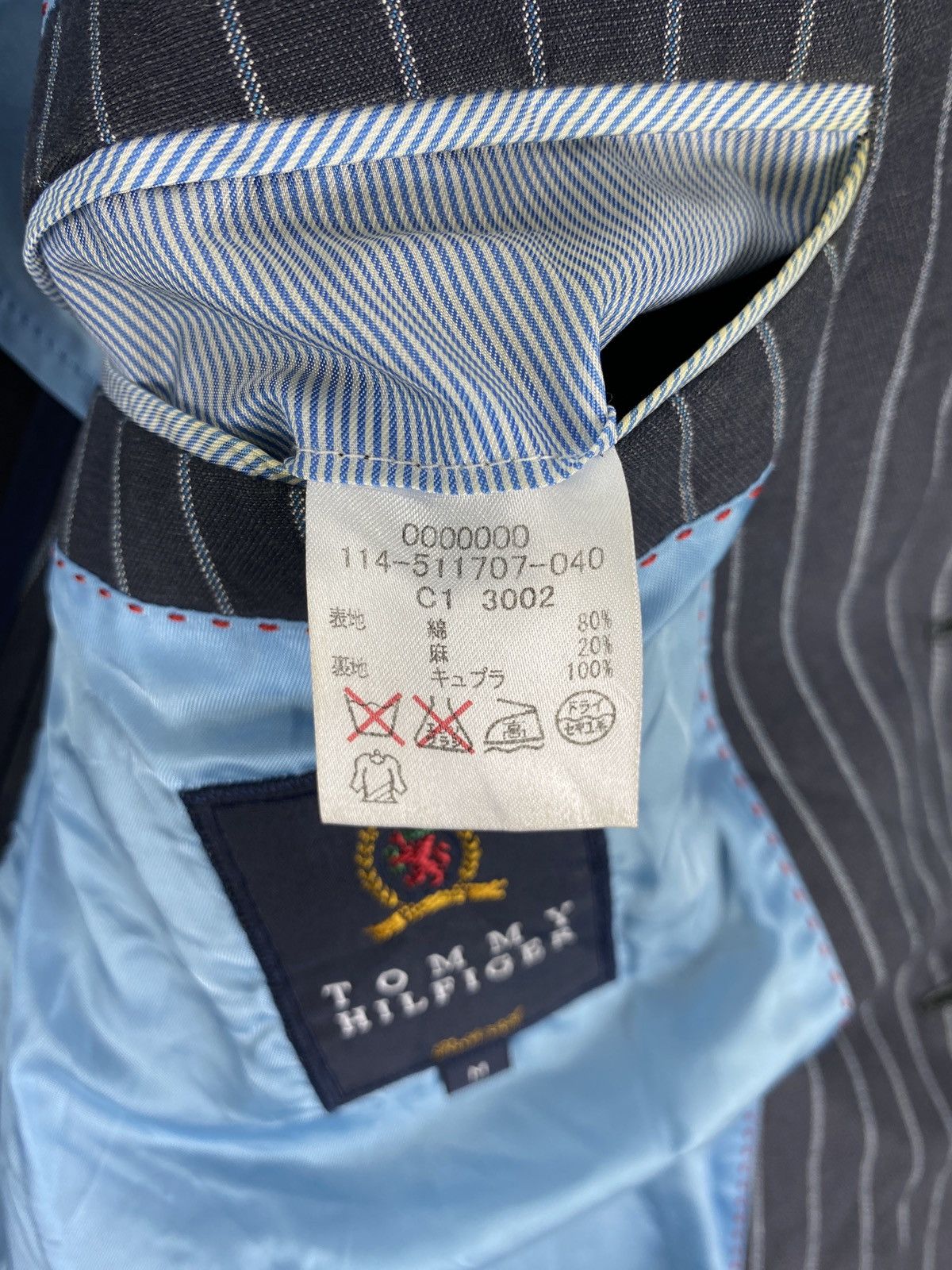 Tommy Hilfiger × Vintage Tommy Hilfiger Blazer Striped Size US S / EU 44-46 / 1 - 3 Thumbnail