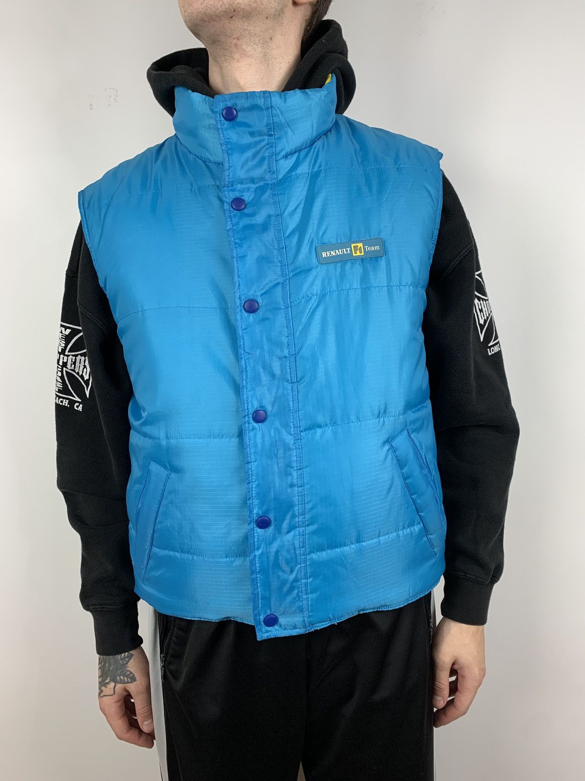 Vintage Renault F1 Team Racing Reversible Vest Jacket