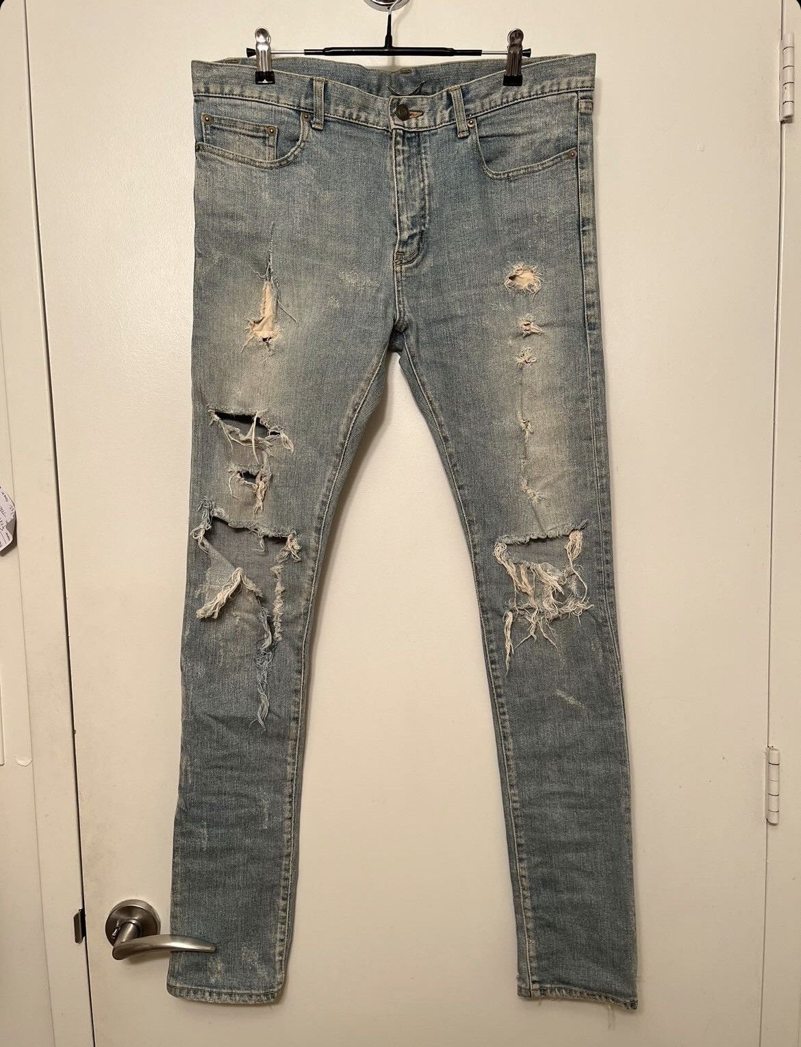 Image of YVES Saint Laurent Denim in Blue, Men's (Size 33)