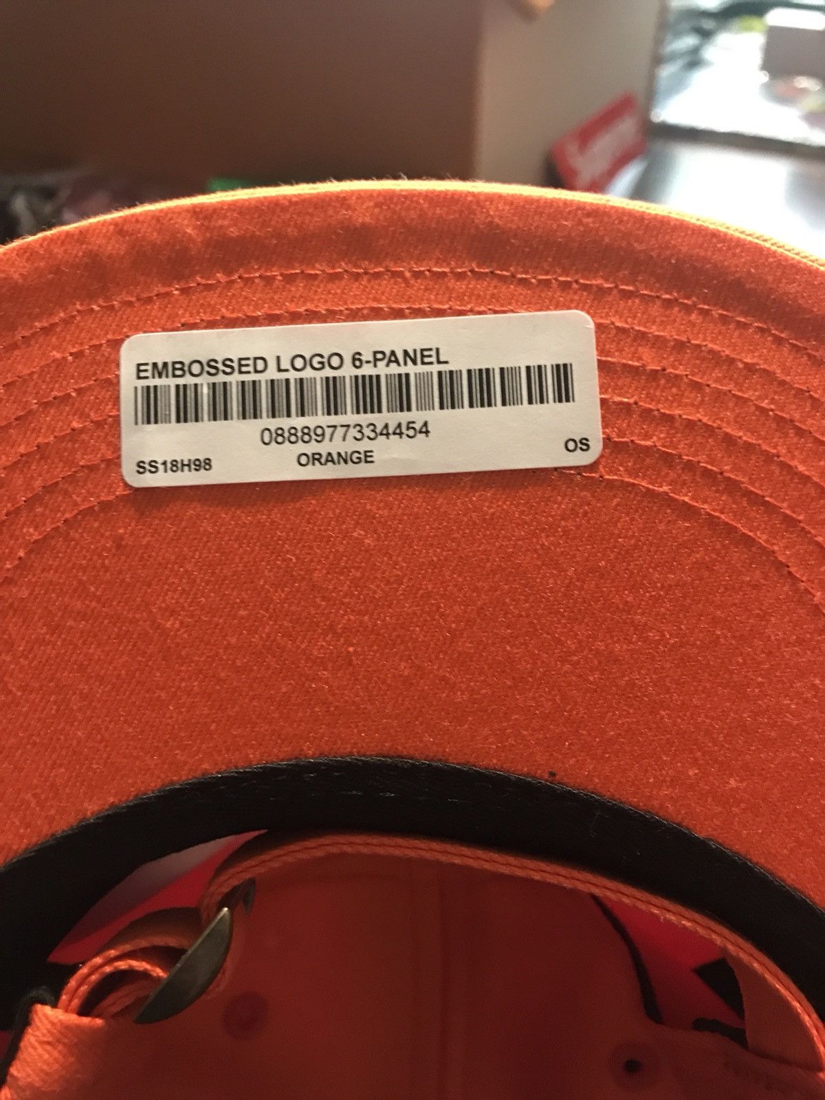 Supreme Embossed Logo 6-Panel