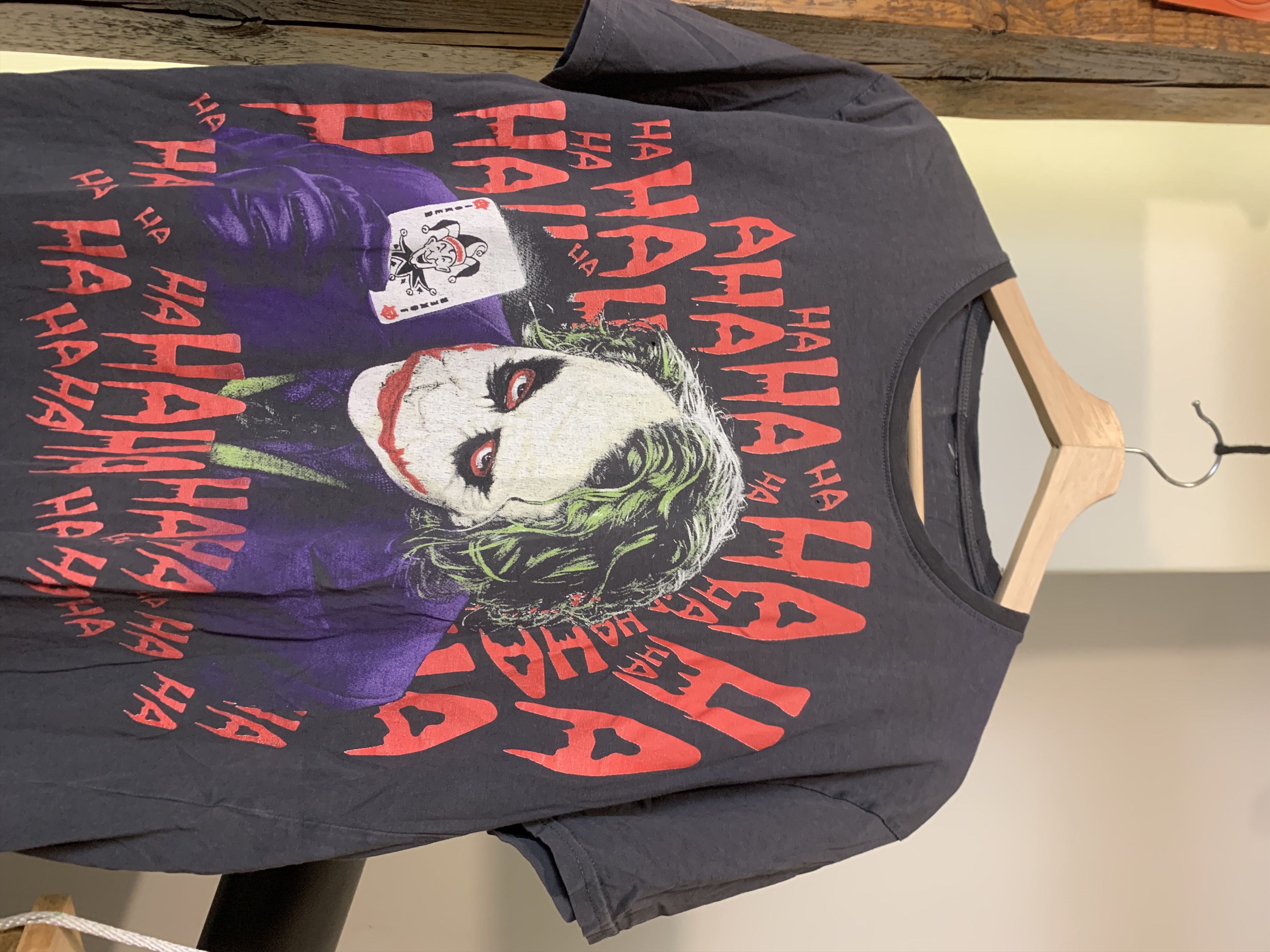 DC Comics × Vintage The Dark Knight Joker Laugh "HaHaHa" Size US L / EU 52-54 / 3 - 3 Thumbnail