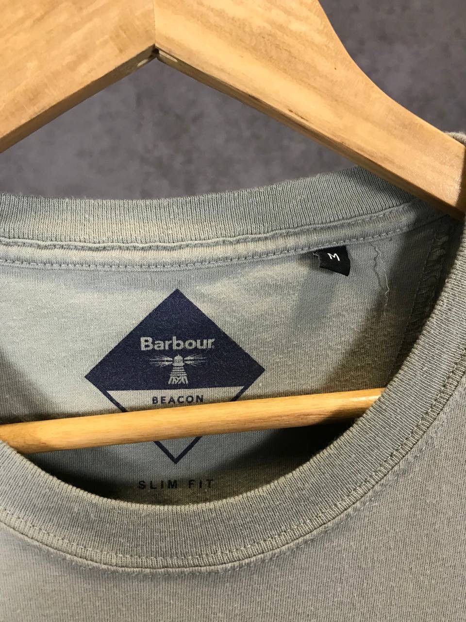 Barbour Barbour Beacon casual streetwear center logo tee Size US M / EU 48-50 / 2 - 4 Thumbnail