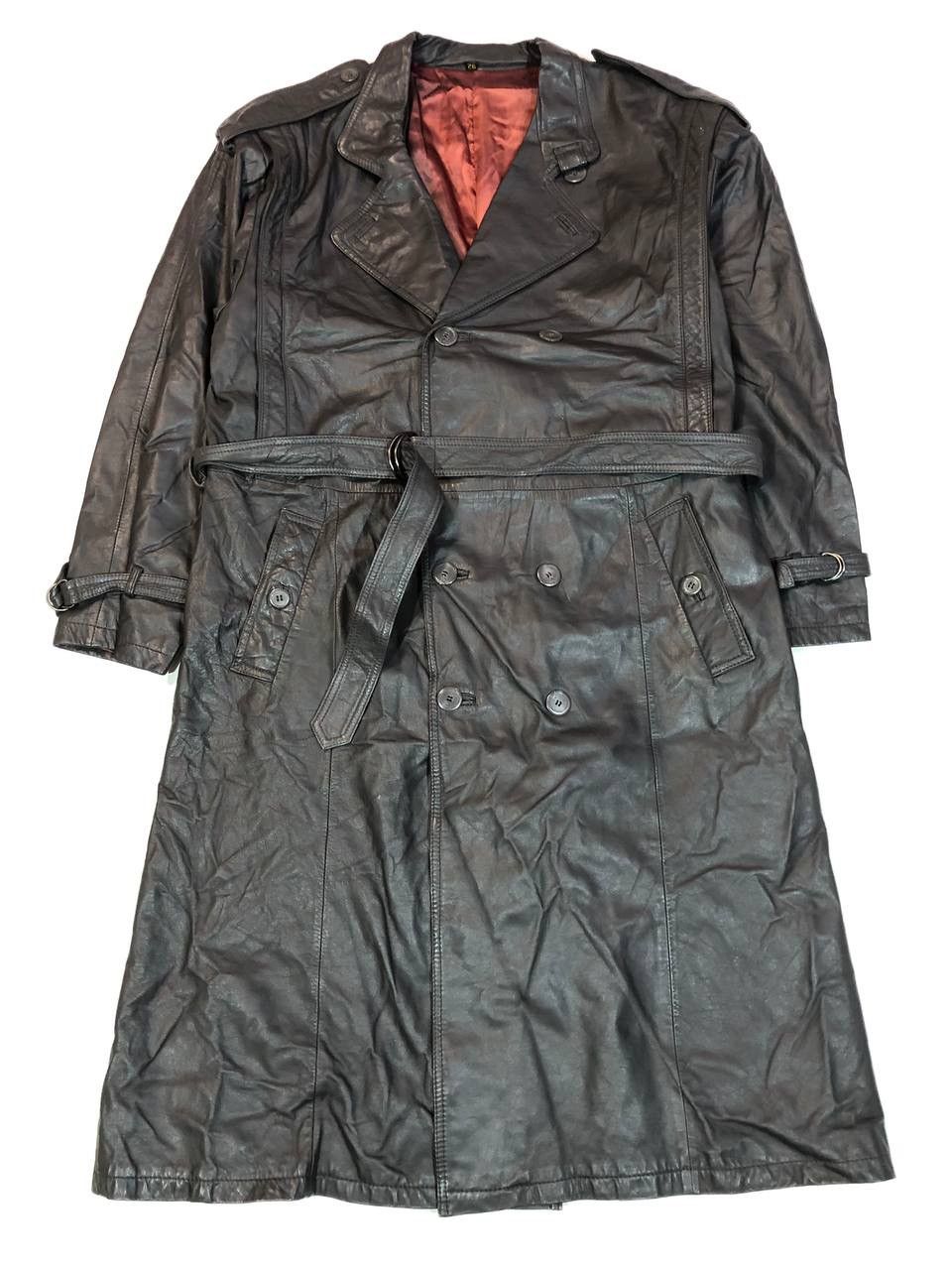 Vintage Leather Coat Avangard Style