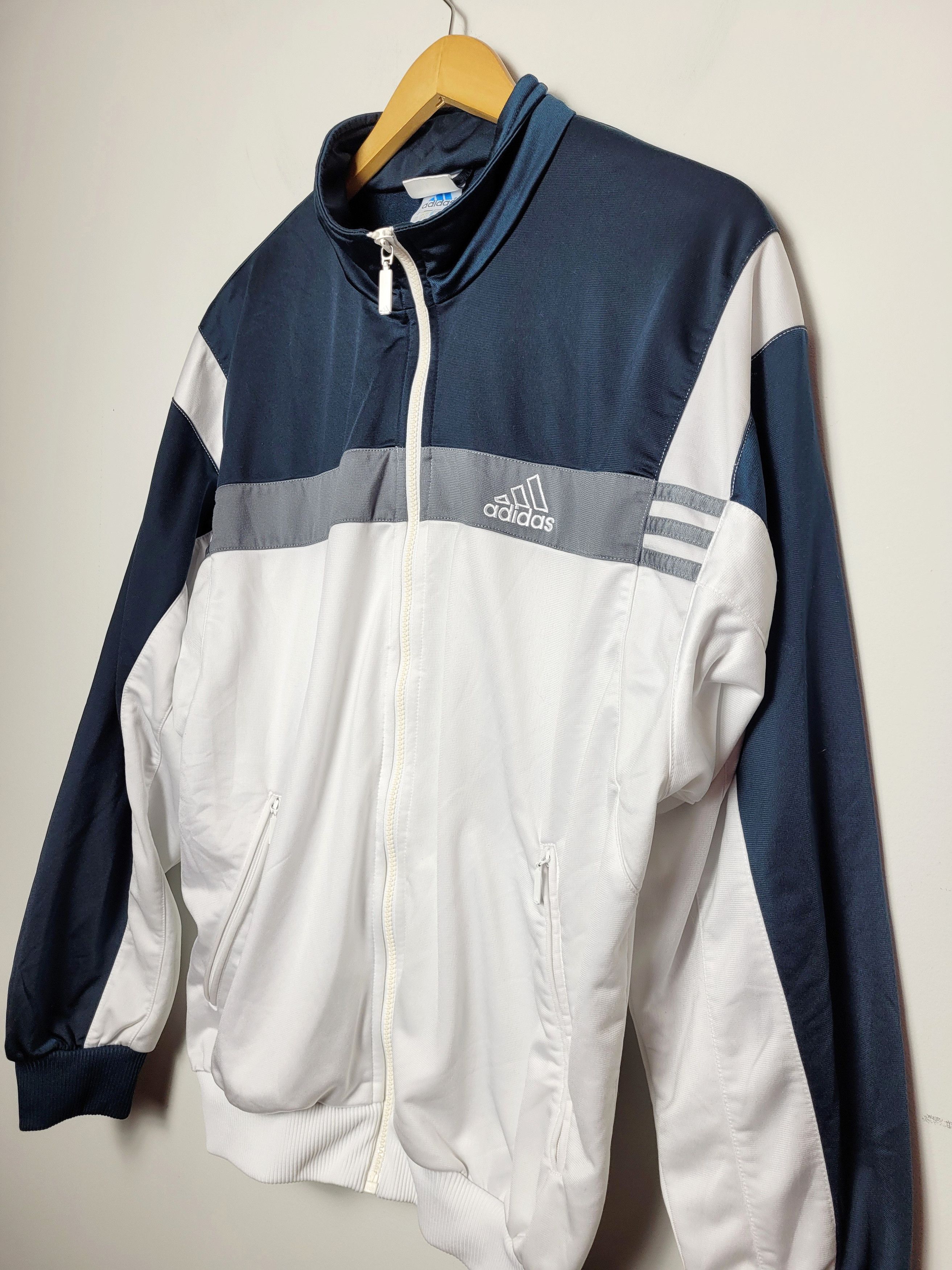 Adidas × Japanese Brand × Vintage Adidas vintage 90s zip sweatshirt Size US L / EU 52-54 / 3 - 3 Thumbnail