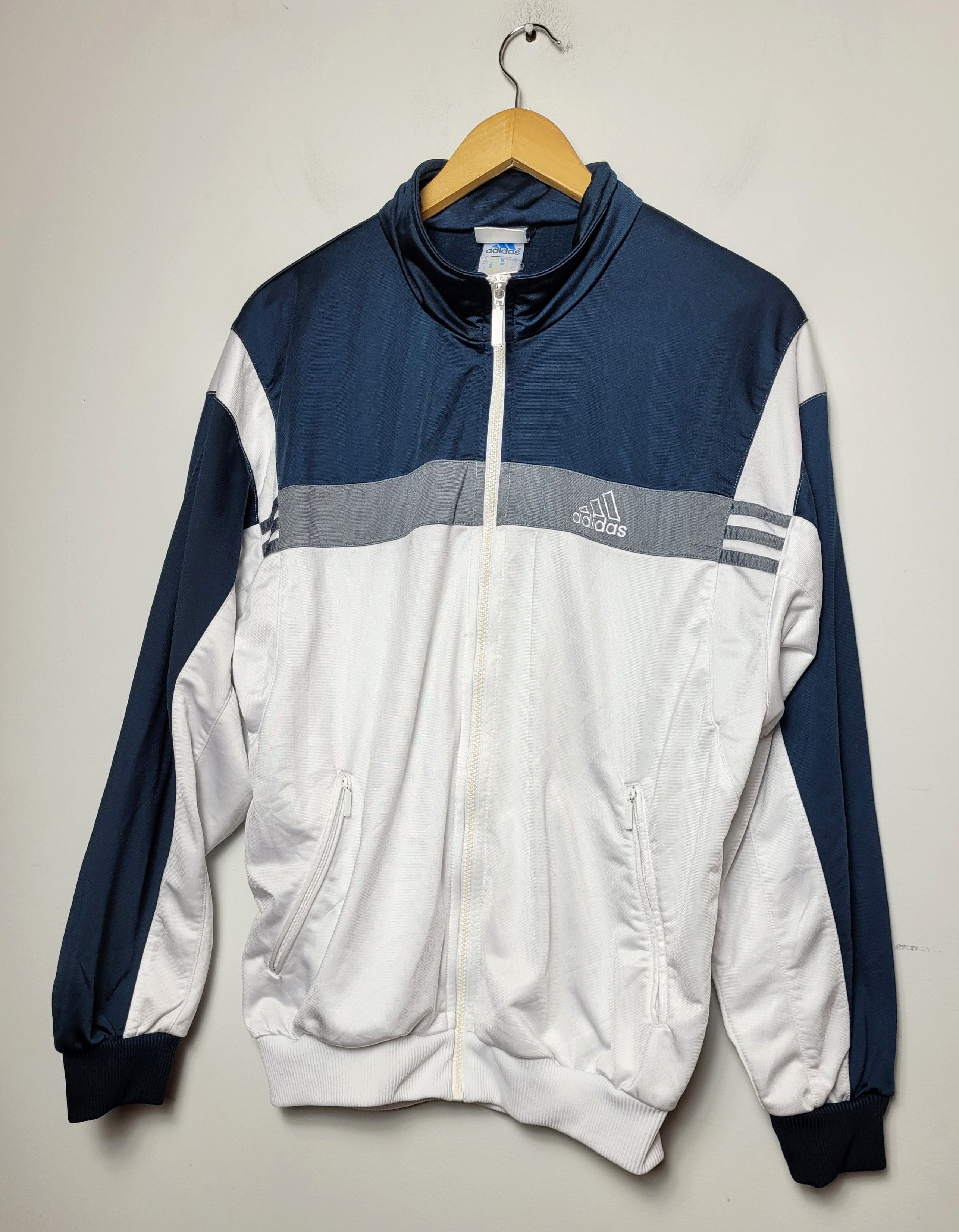 Adidas × Japanese Brand × Vintage Adidas vintage 90s zip sweatshirt Size US L / EU 52-54 / 3 - 1 Thumbnail