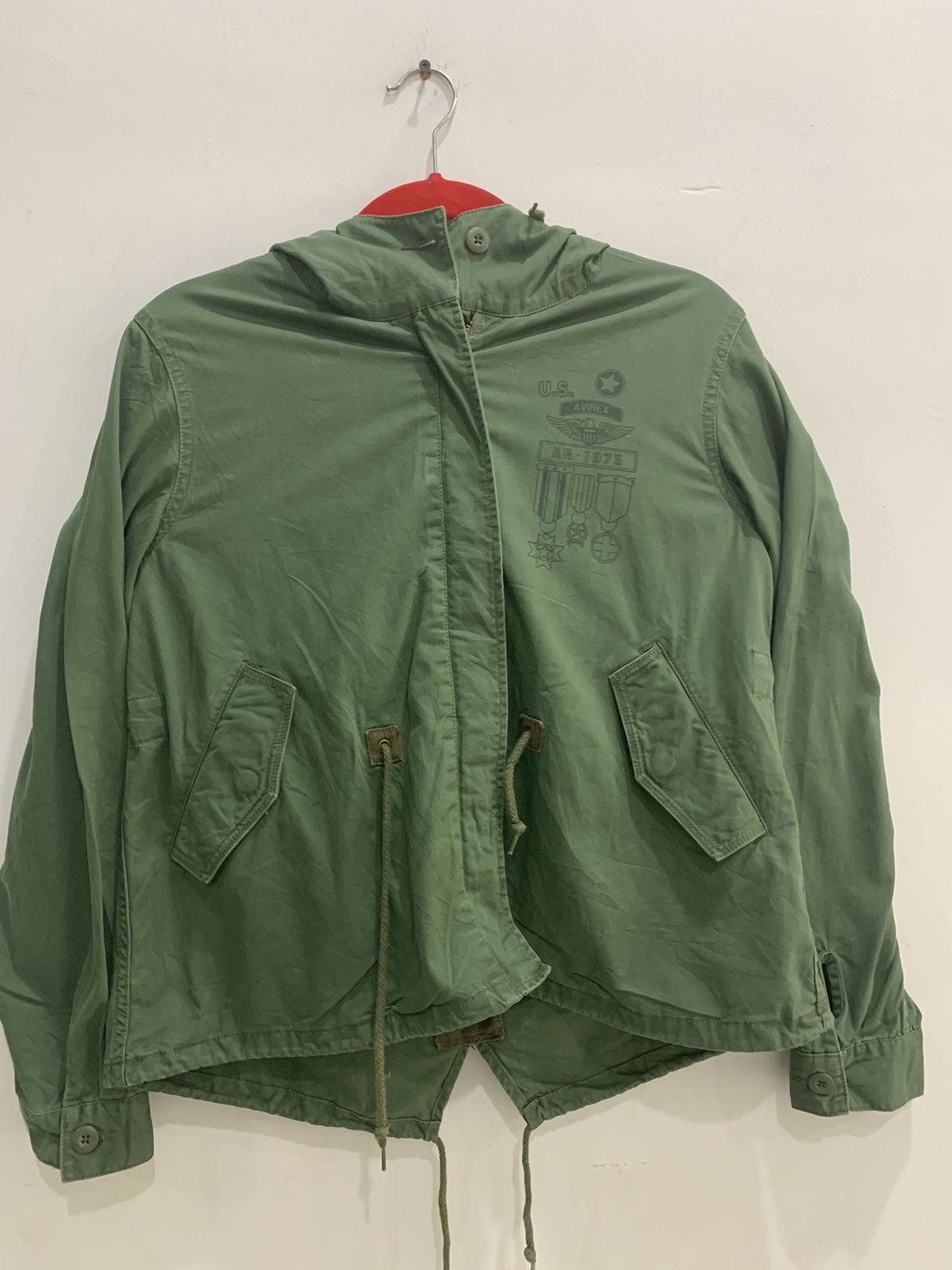 Avirex jacket with hoodie