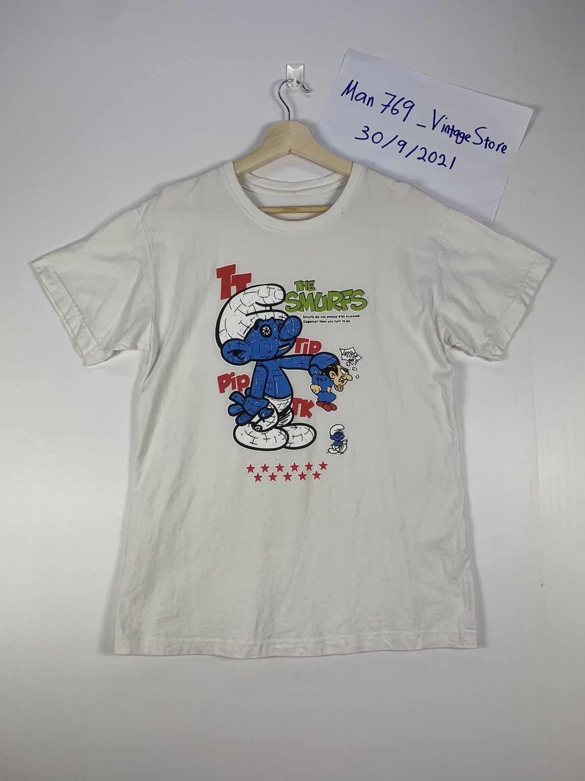 The Smurfs T-Shirt Puffi Bambini E Ragazzi | "Best Football Player" | Grigio Melange | Licenza Ufficiale - 2