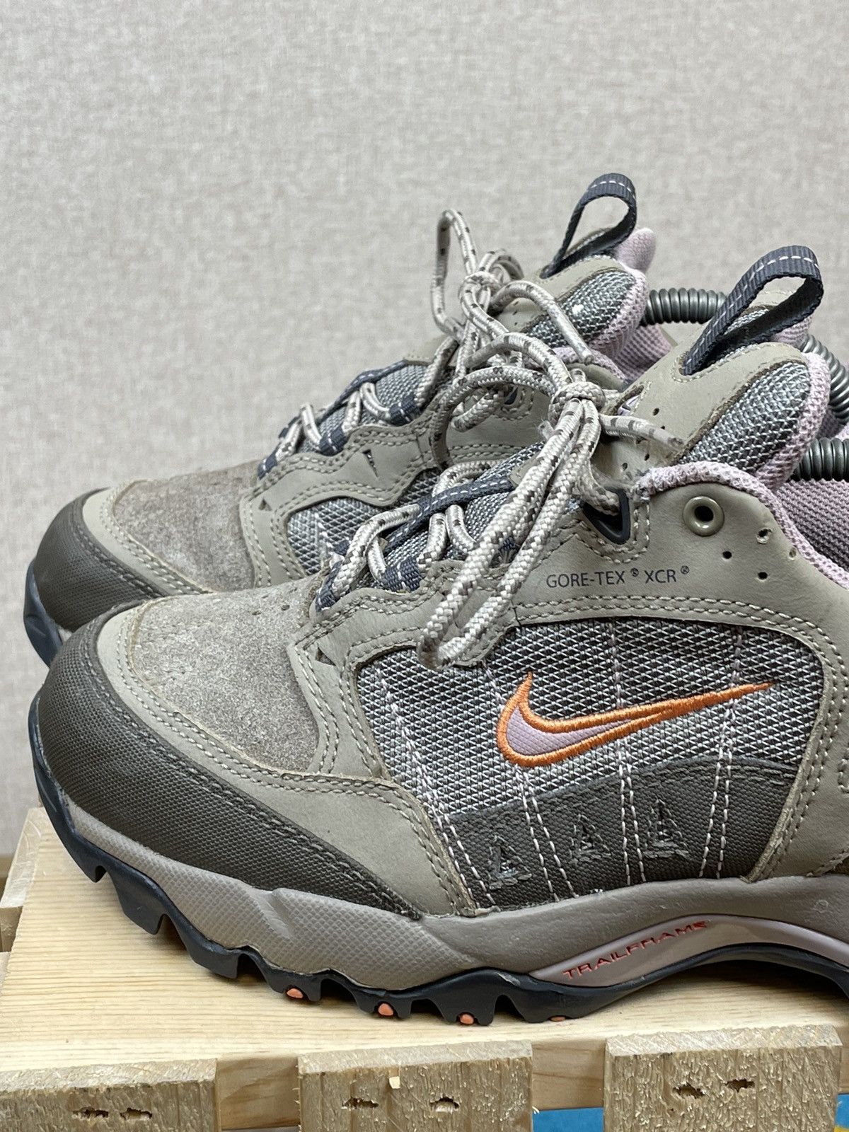 Vintage Nike ACG gore tex XCR brown gorpcore shoes boots