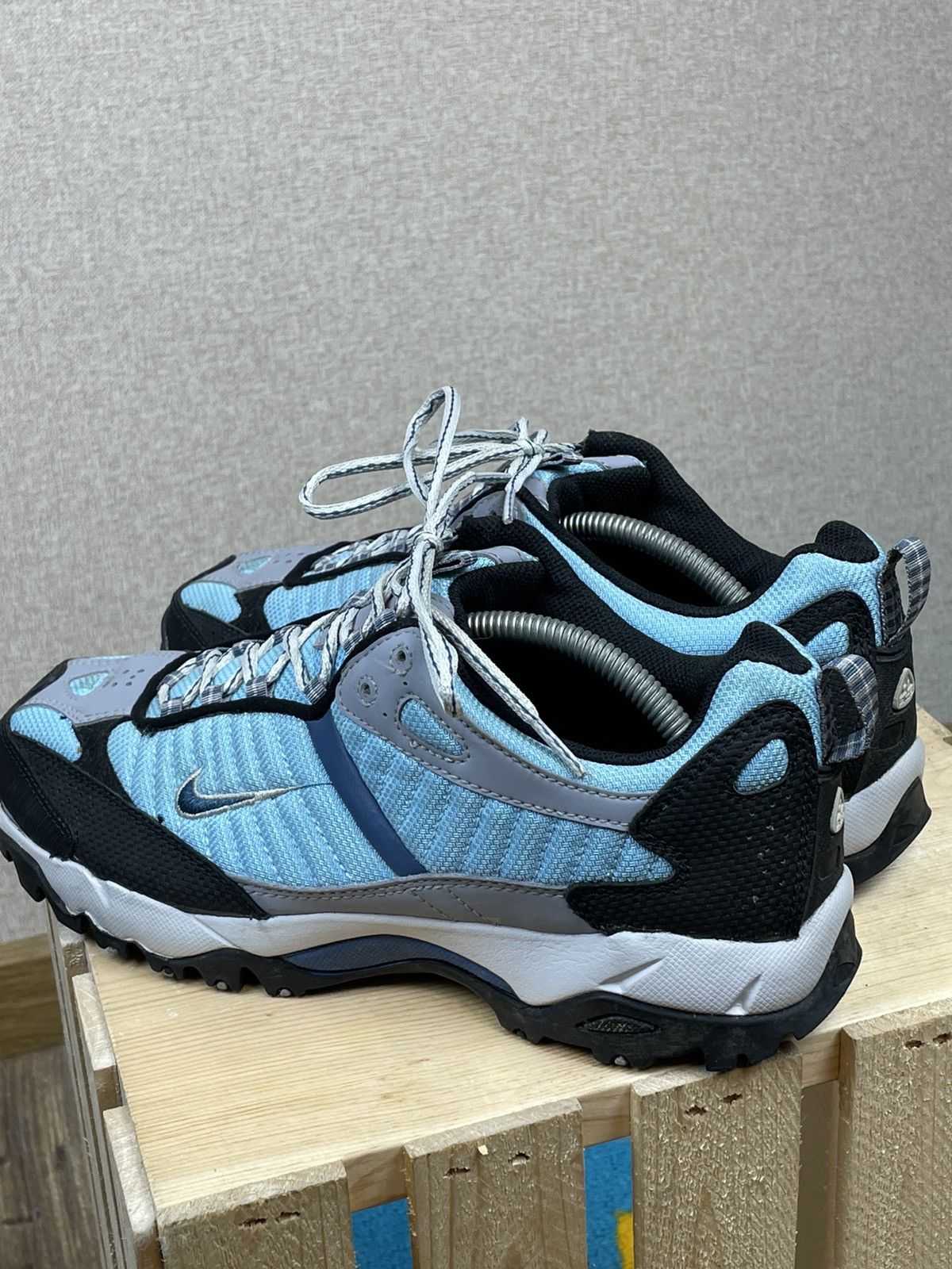 Nike × Nike ACG × Vintage Vintage Nike ACG blue gorpcore hiking shoes boots Size US 9 / EU 42 - 5 Thumbnail