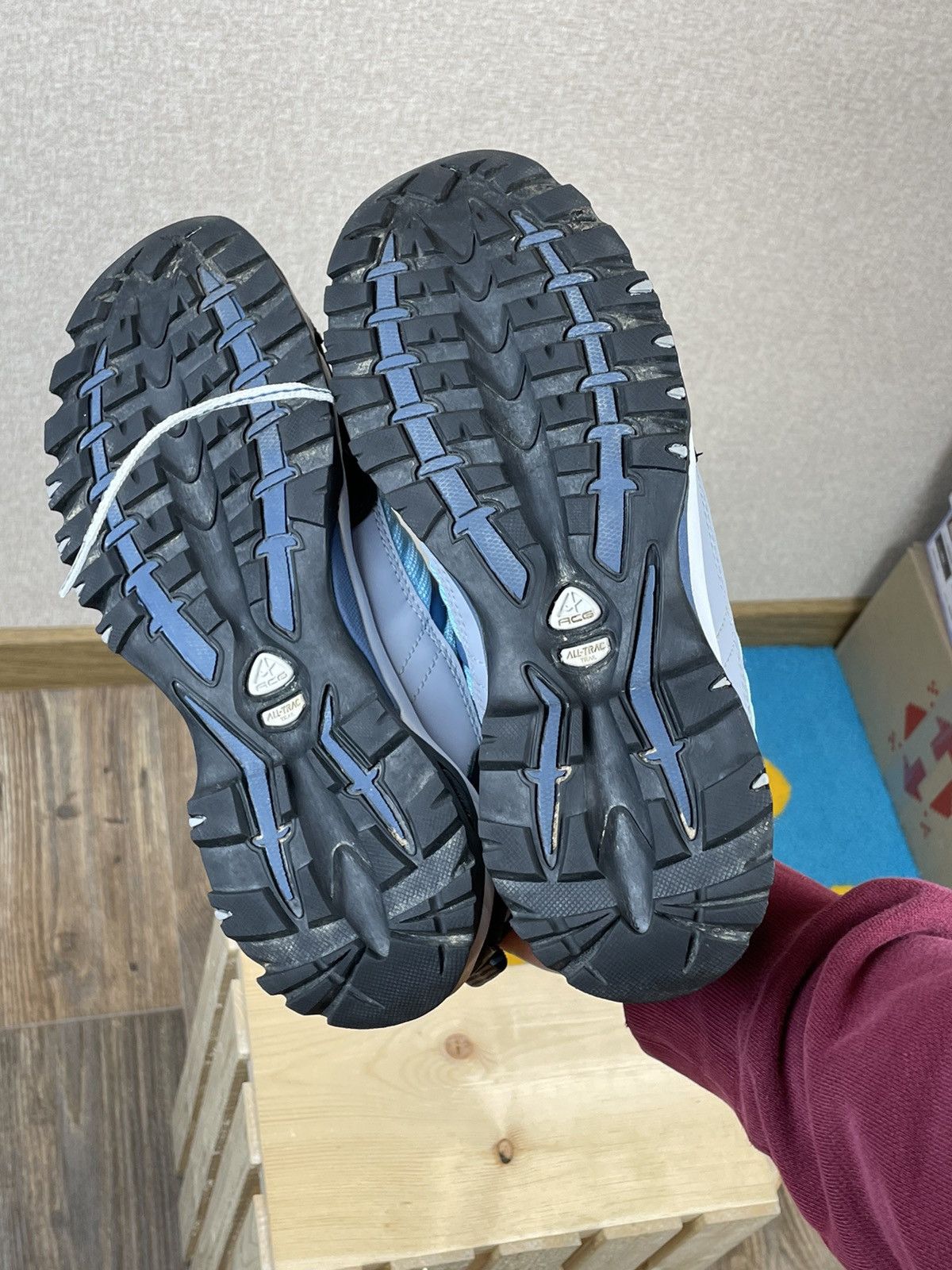 Nike × Nike ACG × Vintage Vintage Nike ACG blue gorpcore hiking shoes boots Size US 9 / EU 42 - 8 Thumbnail