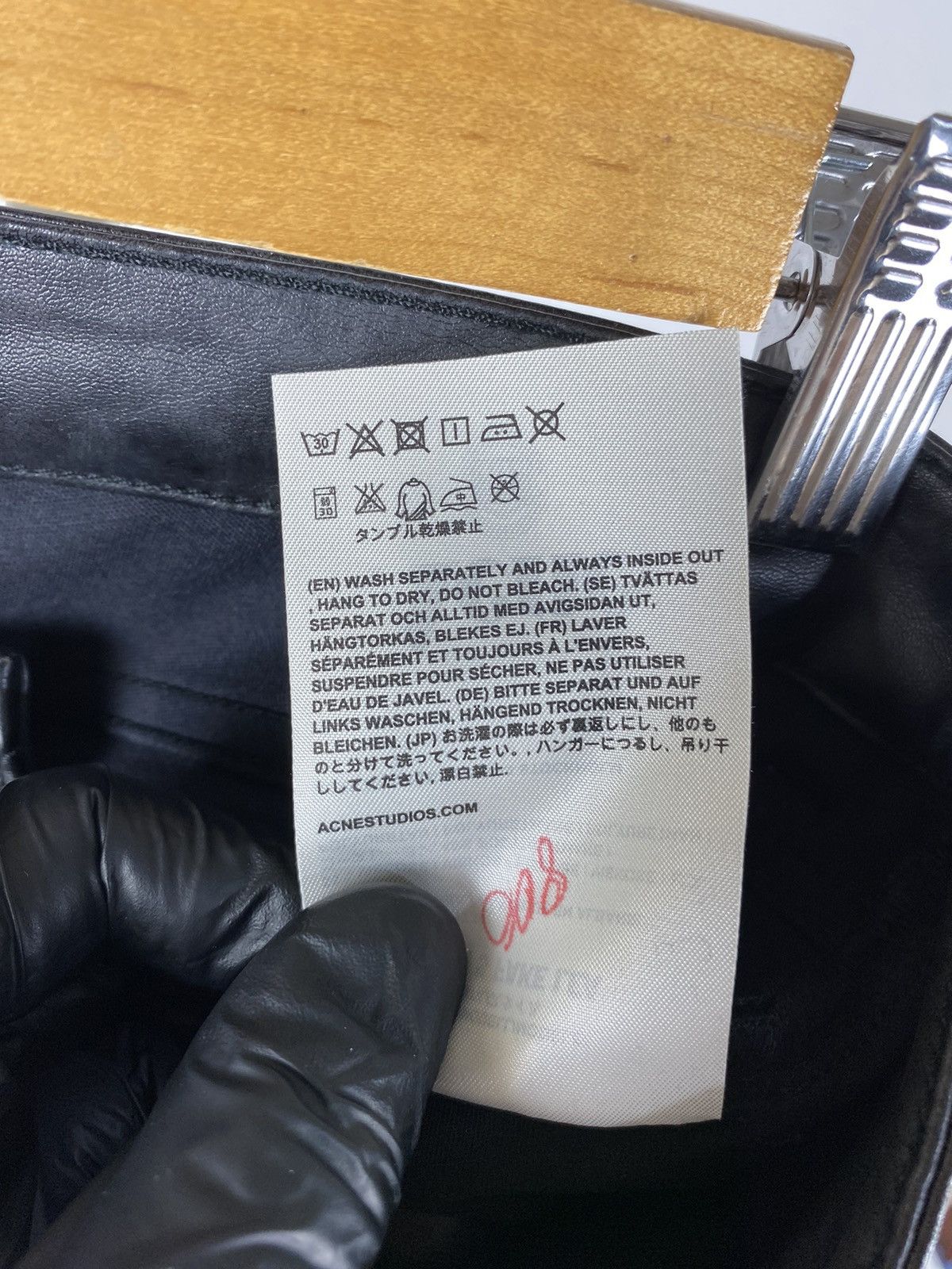 Acne Studios Women’s Acne Studios Skin 5 Fake Leather Leggings Size 25" / US 0 / IT 36 - 18 Thumbnail