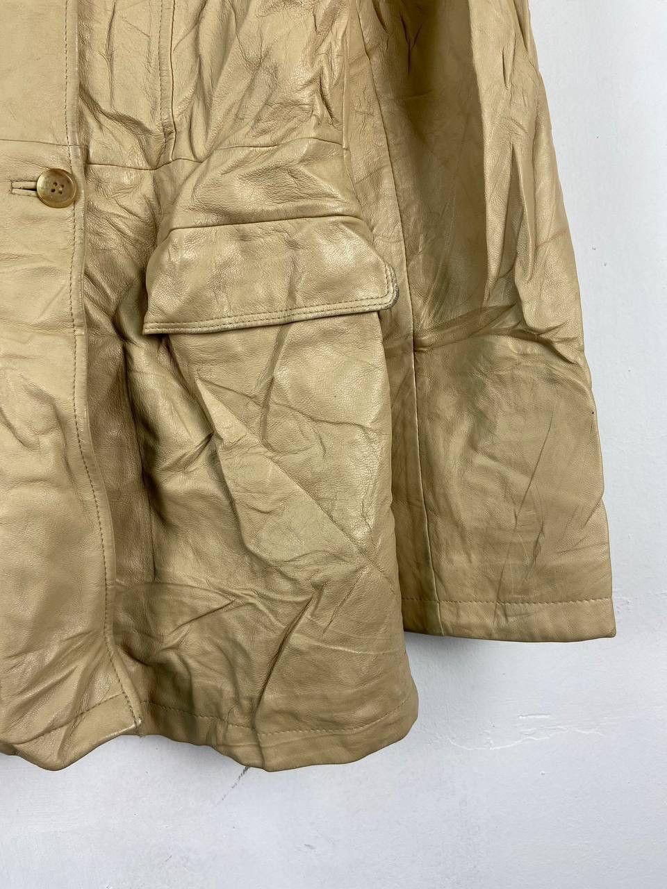 PPFM Vintage Japanese Brand PPFM Leather Jacket Coat Parka Size US S / EU 44-46 / 1 - 10 Thumbnail