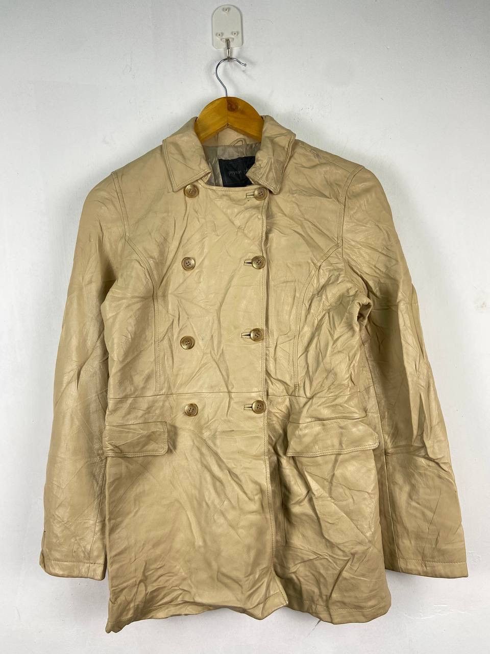 PPFM Vintage Japanese Brand PPFM Leather Jacket Coat Parka Size US S / EU 44-46 / 1 - 5 Thumbnail