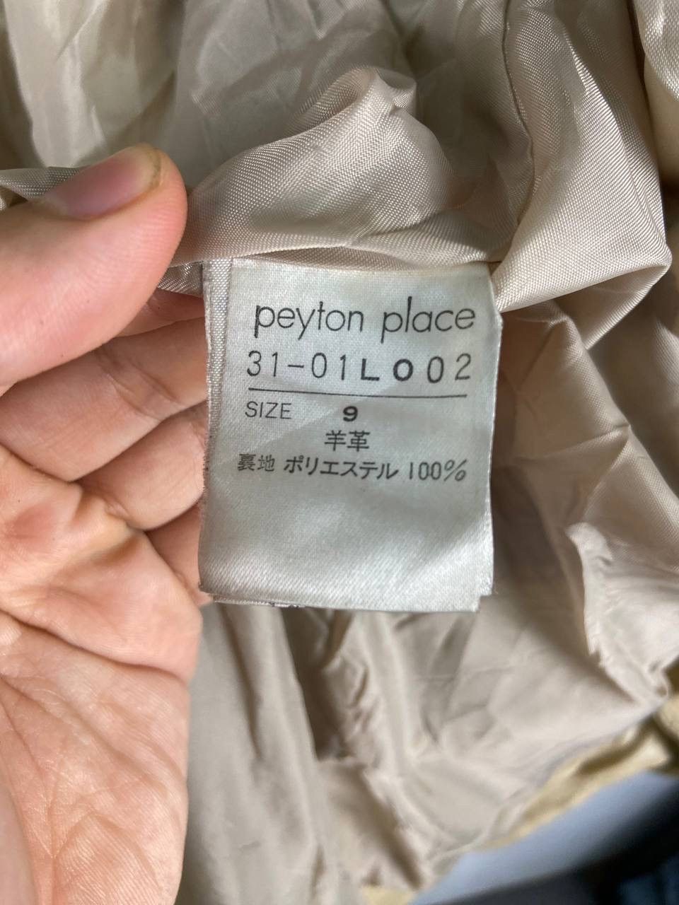 PPFM Vintage Japanese Brand PPFM Leather Jacket Coat Parka Size US S / EU 44-46 / 1 - 7 Thumbnail