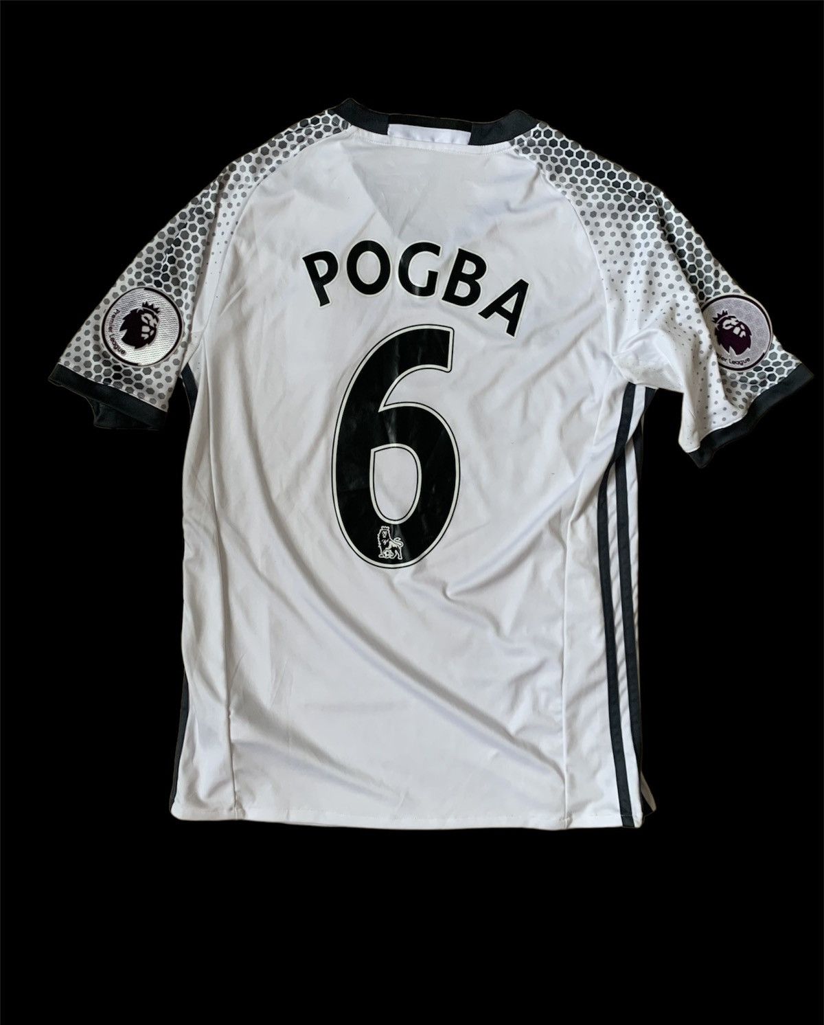 Adidas #6 Pogba Adidas Manchester United soccer jersey white Size US S / EU 44-46 / 1 - 1 Thumbnail