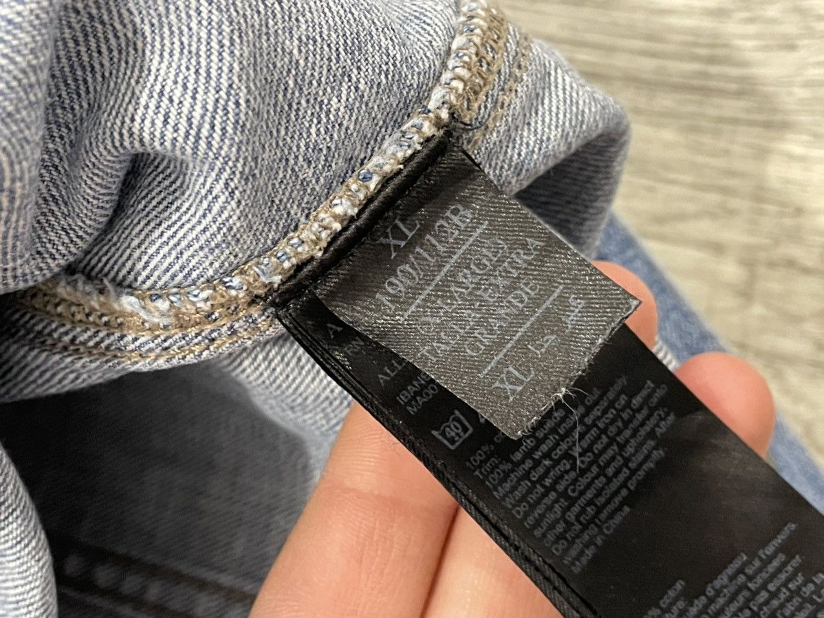 DISTRESSED DENIM ALLSAINTS Y2K JEANS JACKET BOMBER JAPAN