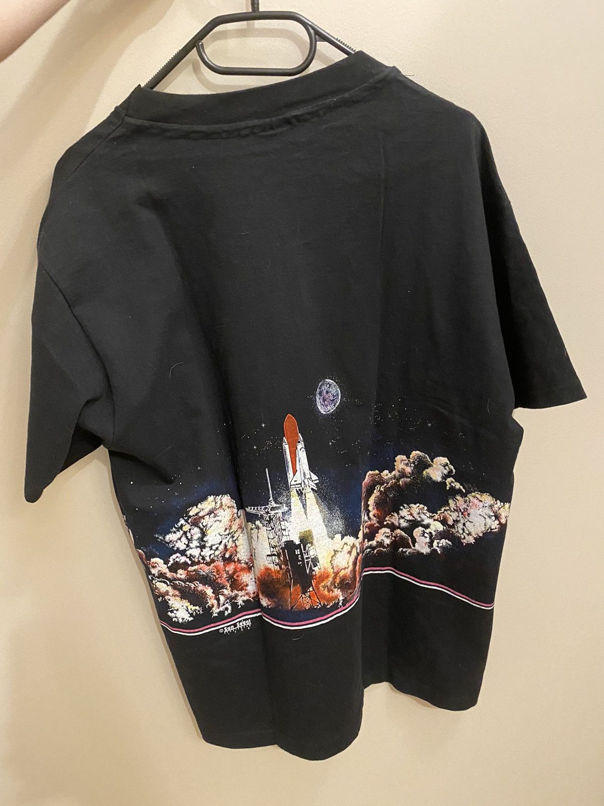 NASA × Vintage San segal sportswear rocket florida Vintage tee 90s Size US L / EU 52-54 / 3 - 3 Thumbnail