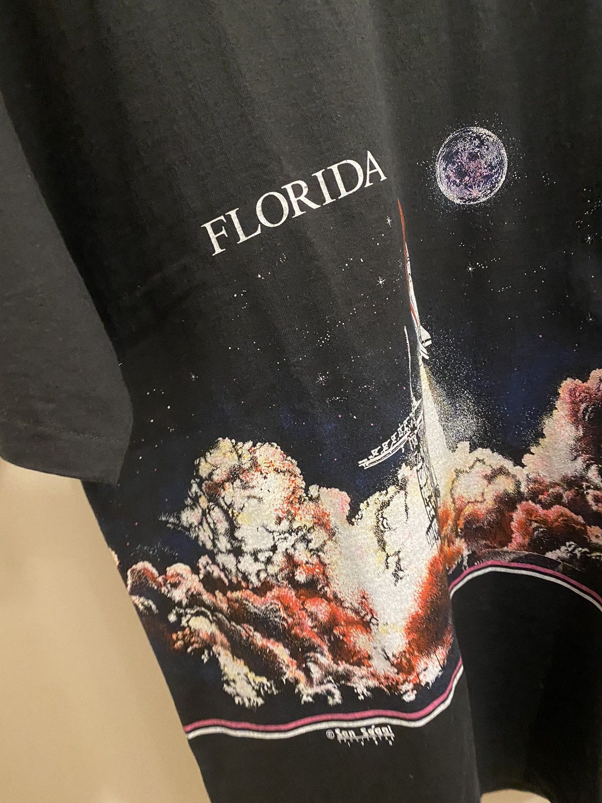 NASA × Vintage San segal sportswear rocket florida Vintage tee 90s Size US L / EU 52-54 / 3 - 4 Thumbnail