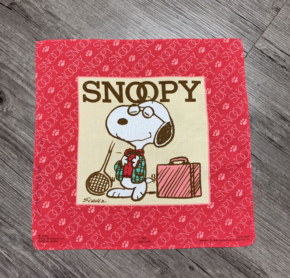 Cartoon Network Peanuts Snoopy Handkerchief Neckerchief Pocketsquares Size ONE SIZE - 1 Thumbnail