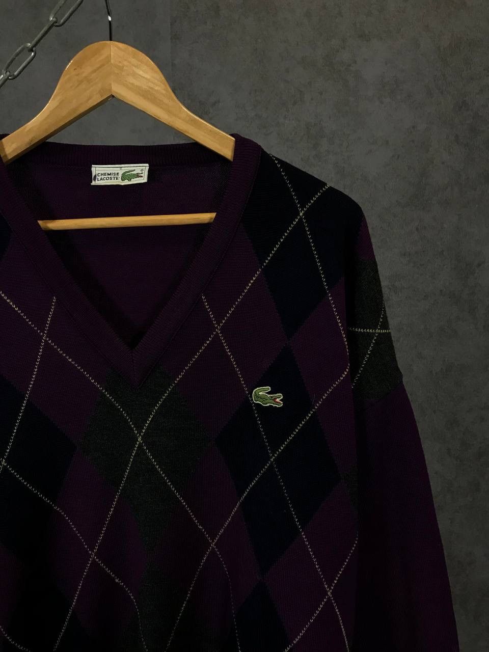 Lacoste Lacoste vintage wool sweater Size US XL / EU 56 / 4 - 2 Thumbnail