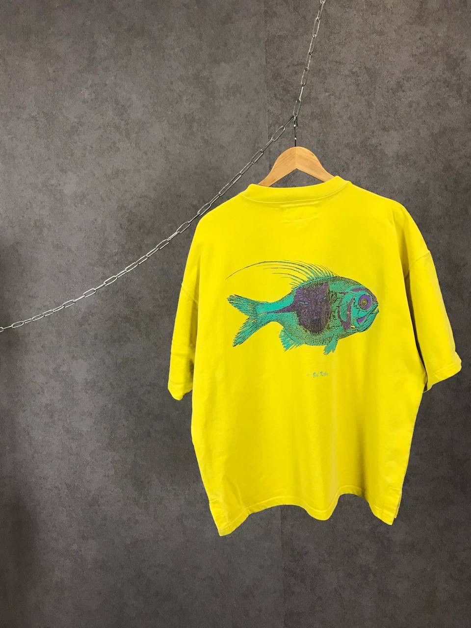 Vintage Wave Skyhi Division art 3/4 sleeve sweatshirt Size US XL / EU 56 / 4 - 1 Thumbnail
