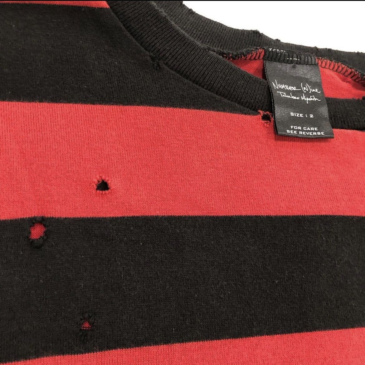 Number (N)ine Number (N)ine SS05 “Nightcrawler” asymmetrical long
