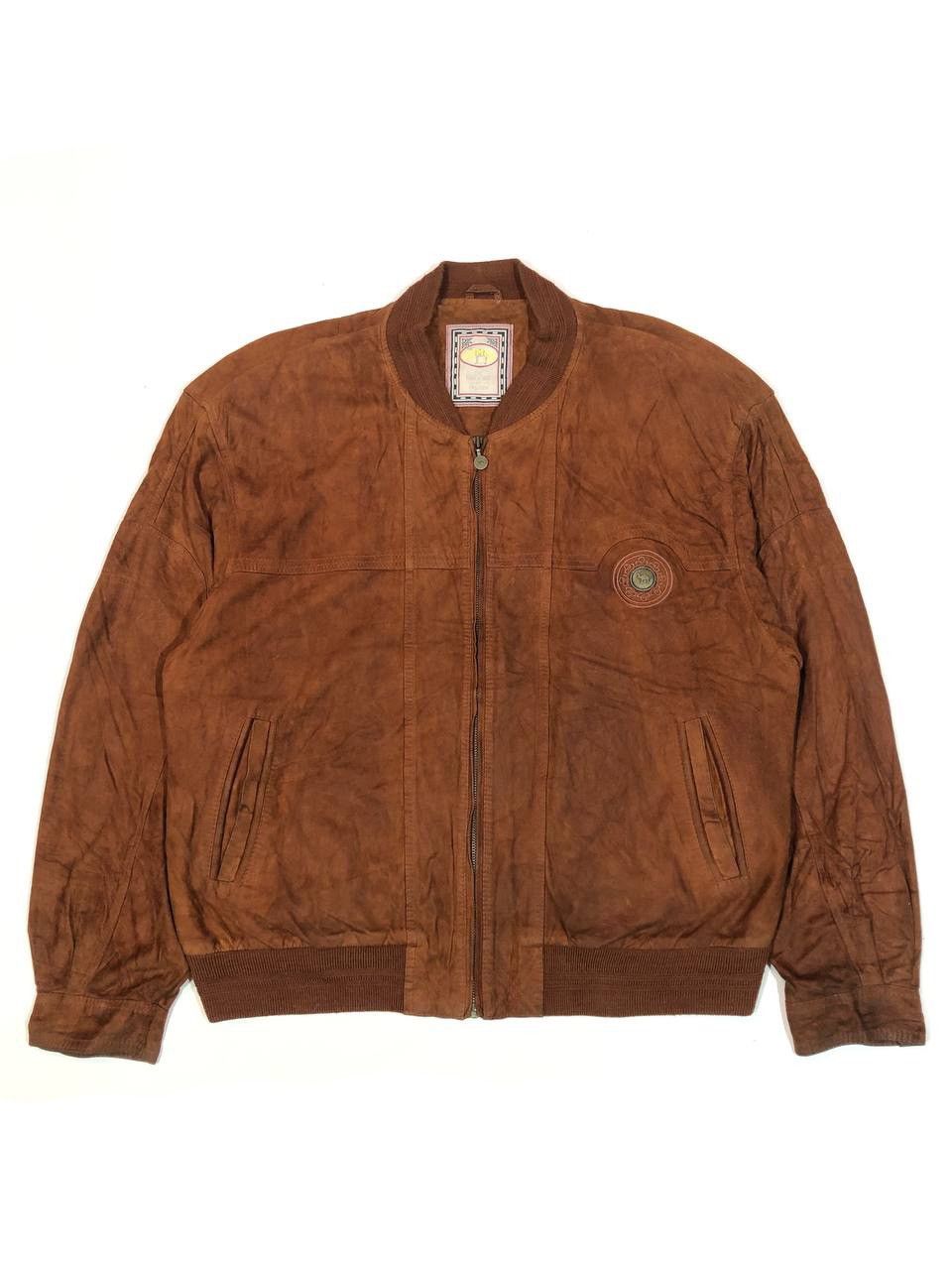 Camel Adventure Leather Bomber Vintage