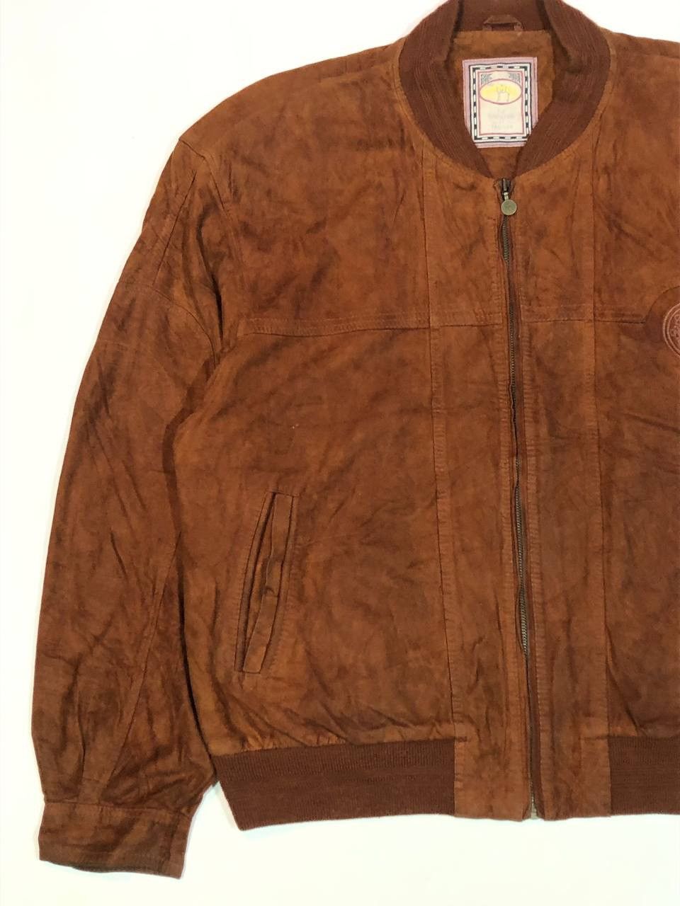 Camel Camel Adventure Leather Bomber Vintage Size US XL / EU 56 / 4 - 2 Thumbnail