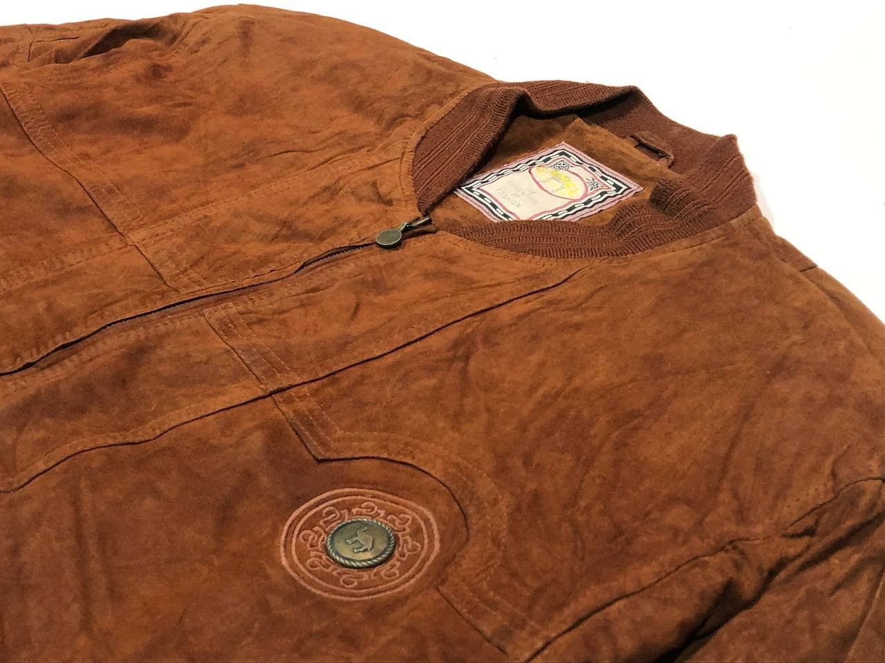 Camel Camel Adventure Leather Bomber Vintage Size US XL / EU 56 / 4 - 5 Thumbnail