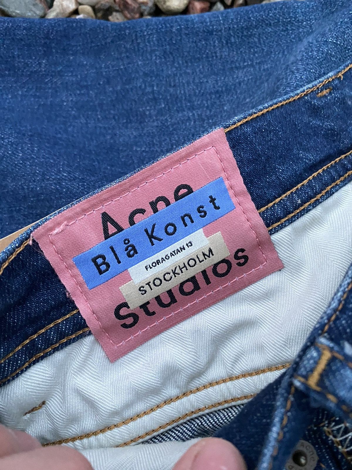 Acne Studios Acne Studios Bia Konst Stockholm Melk Dark Blue AW18 Size 32" / US 10 / IT 46 - 5 Thumbnail